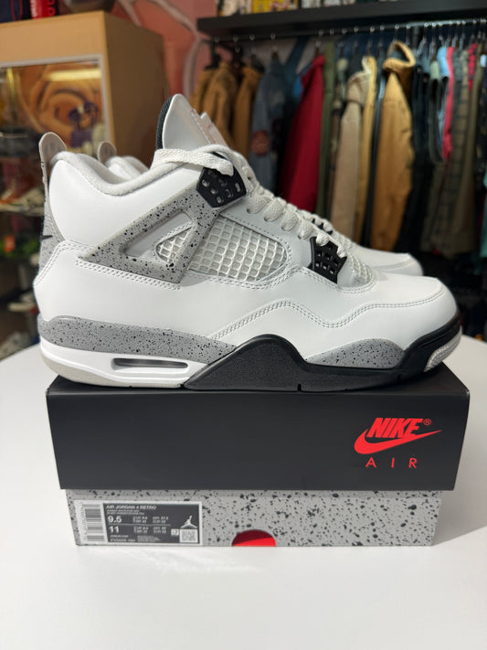 New White Cement Jordan 4 (2025)