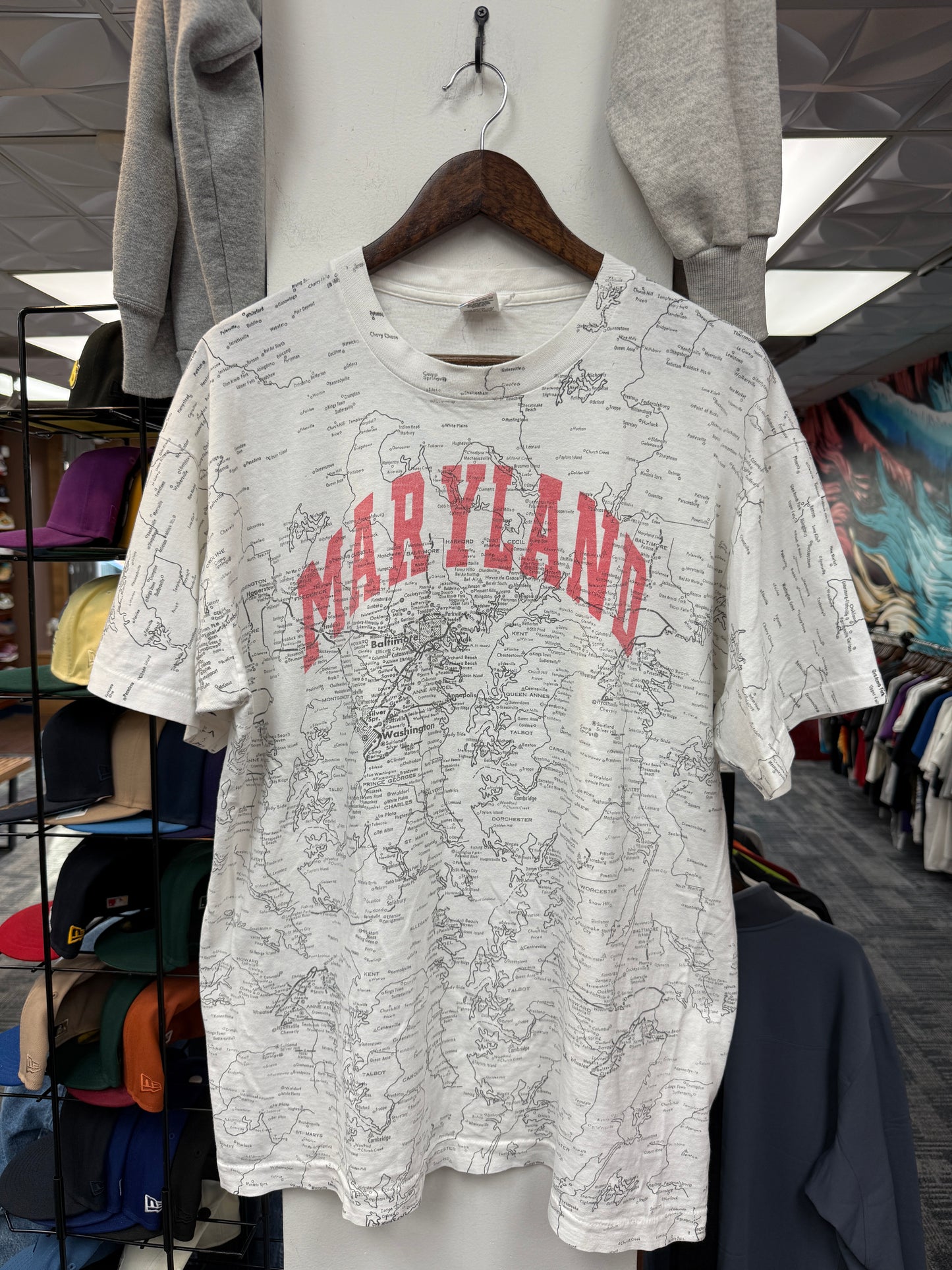 Vintage Maryland AOP Tee