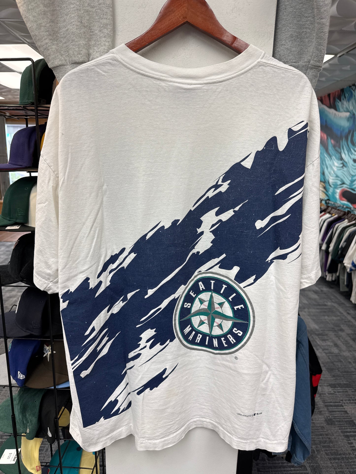 Vintage 1996 Logo Athletic Mariners Tee
