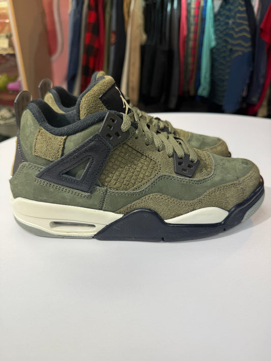 Preowned Craft Medium Olive Jordan 4