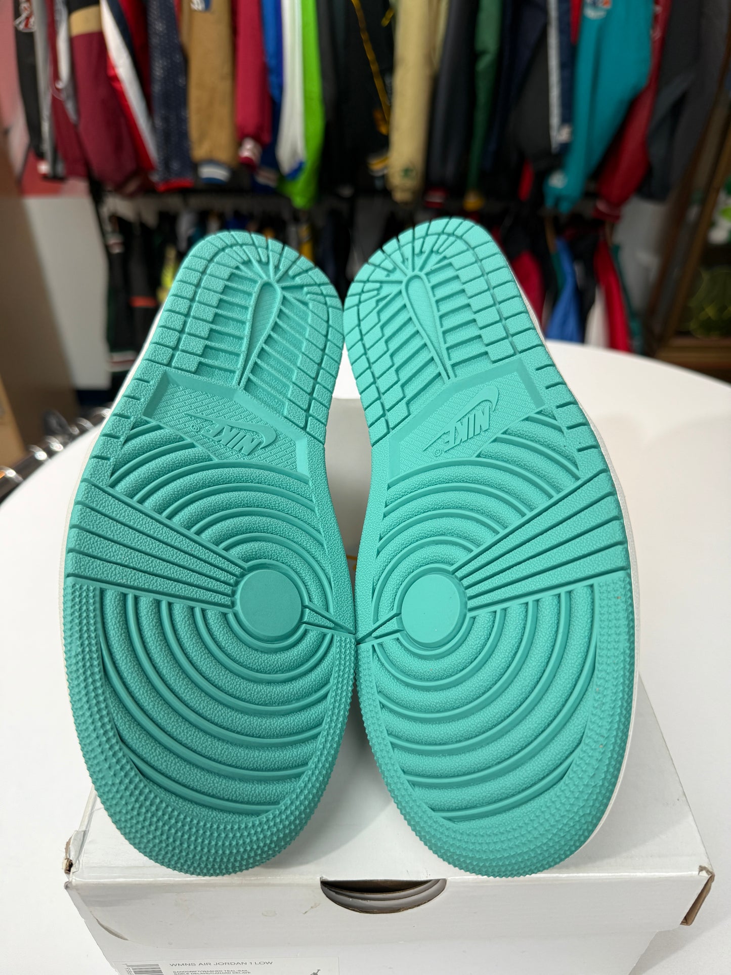 New Tropical Teal Jordan 1 Low