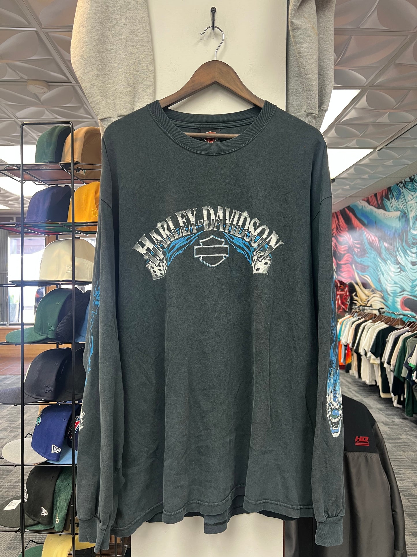 Vintage Harley Davidson Spokane Wa L/S Tee