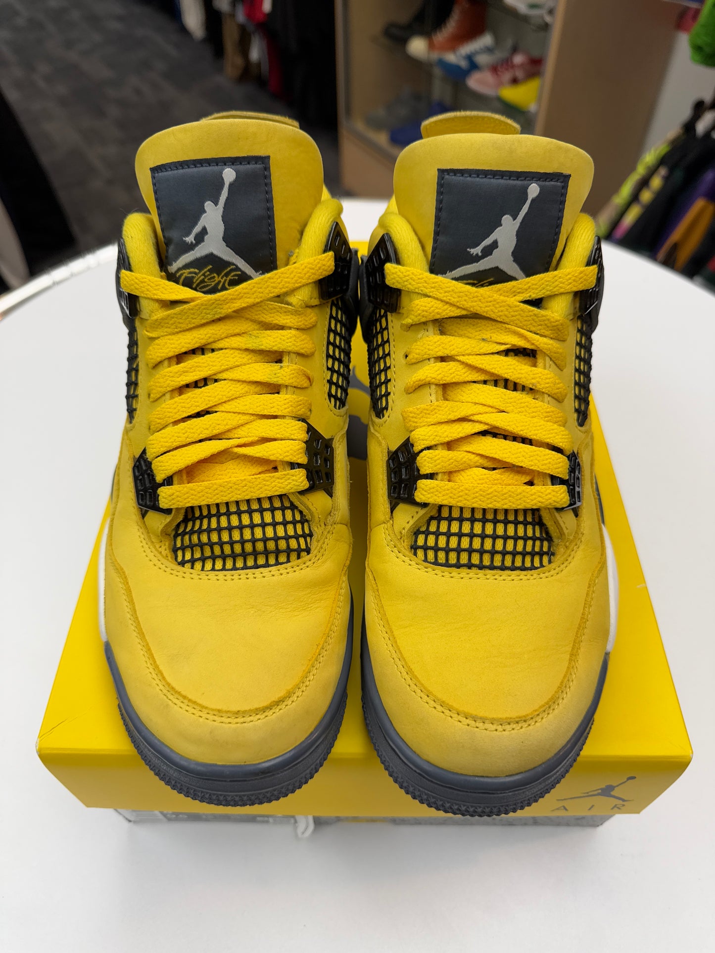 Preowned Jordan 4 Lightning