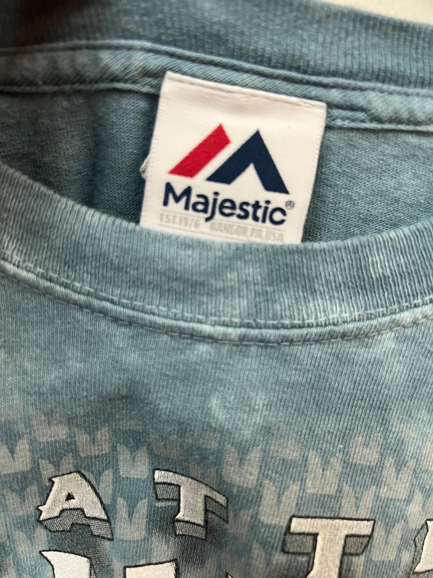 Majestic Seahawks Tie-Dye Tee