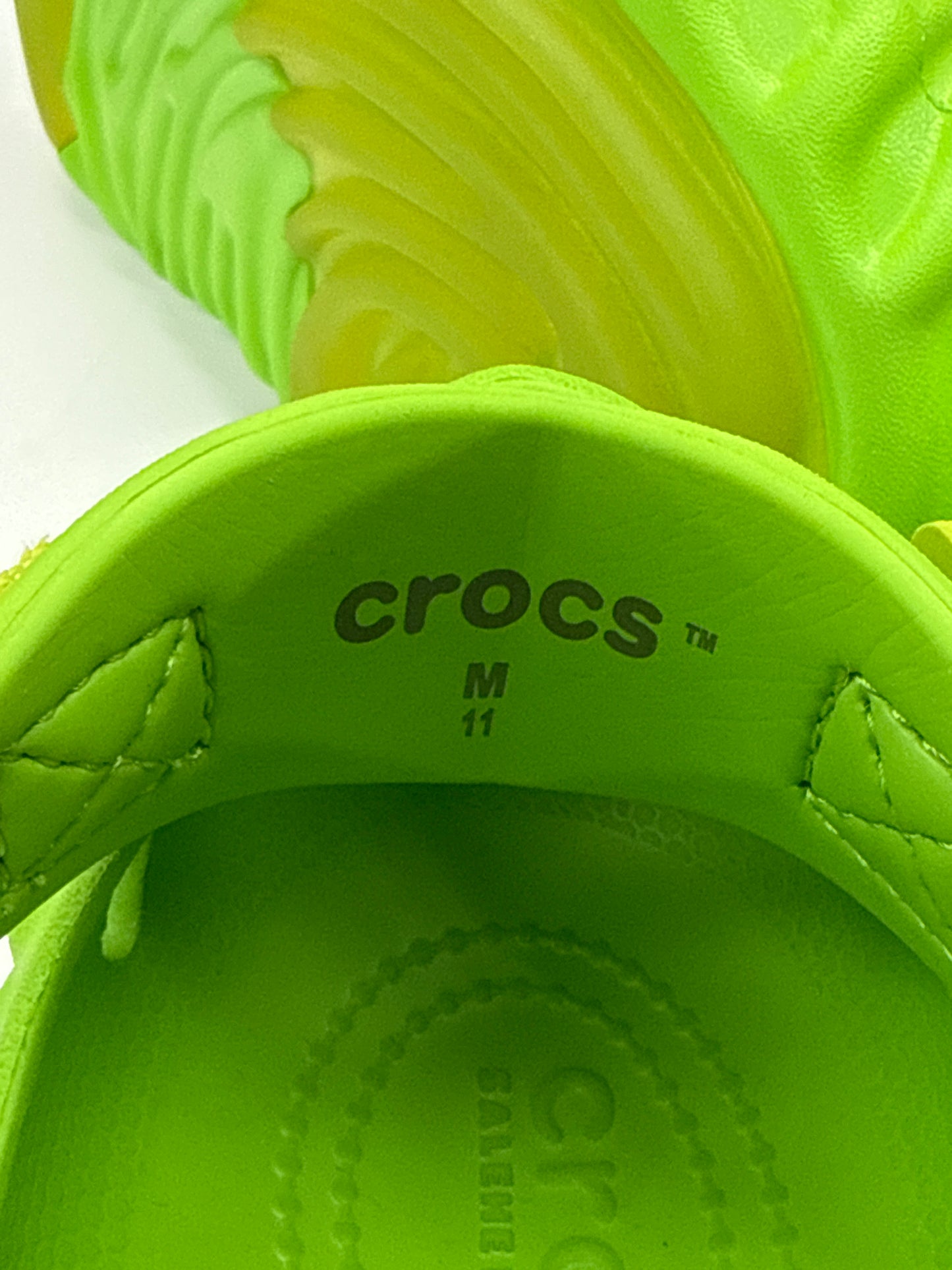 Preowned Salehe Bembury Crocs Crocodile
