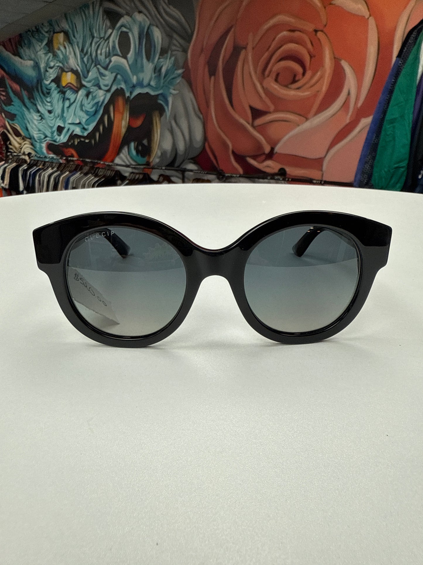Gucci Round-Frame Star Sunglasses