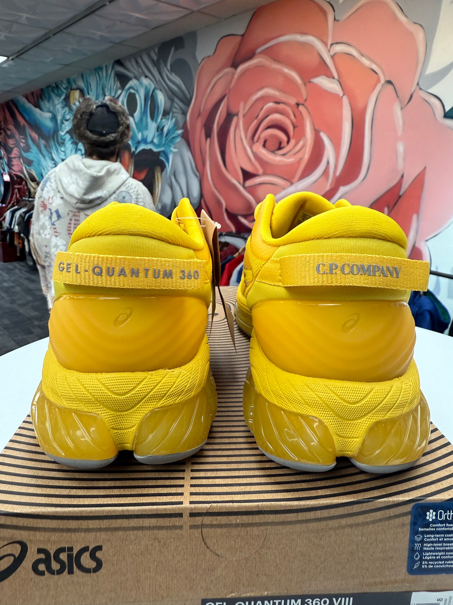 New C.P. Company Yellow Asics Gel-Quantum 360
