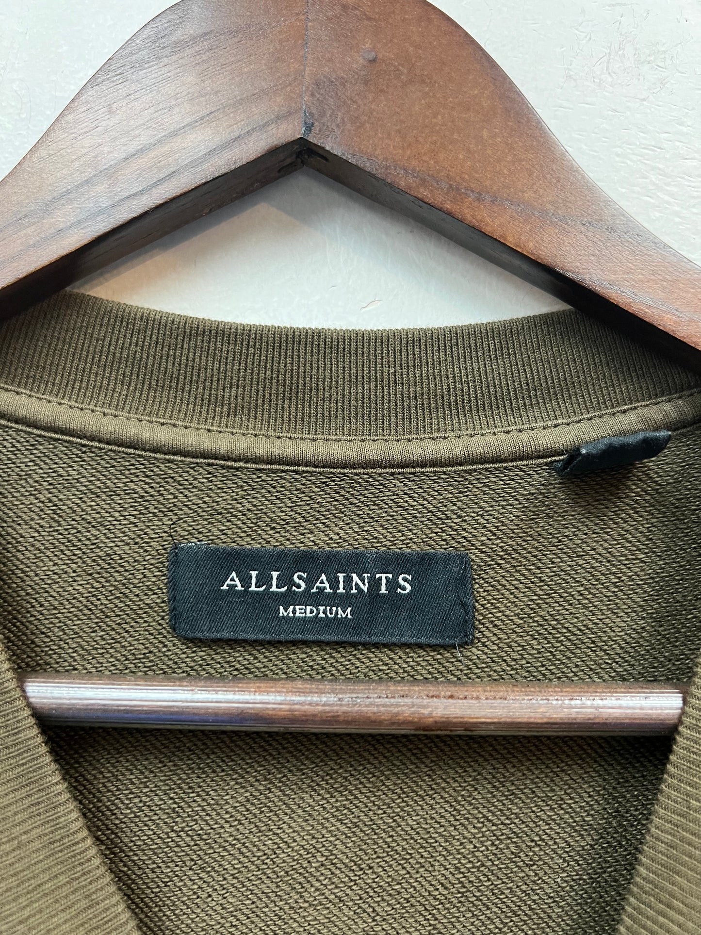 All Saints Green Tierra Crewneck