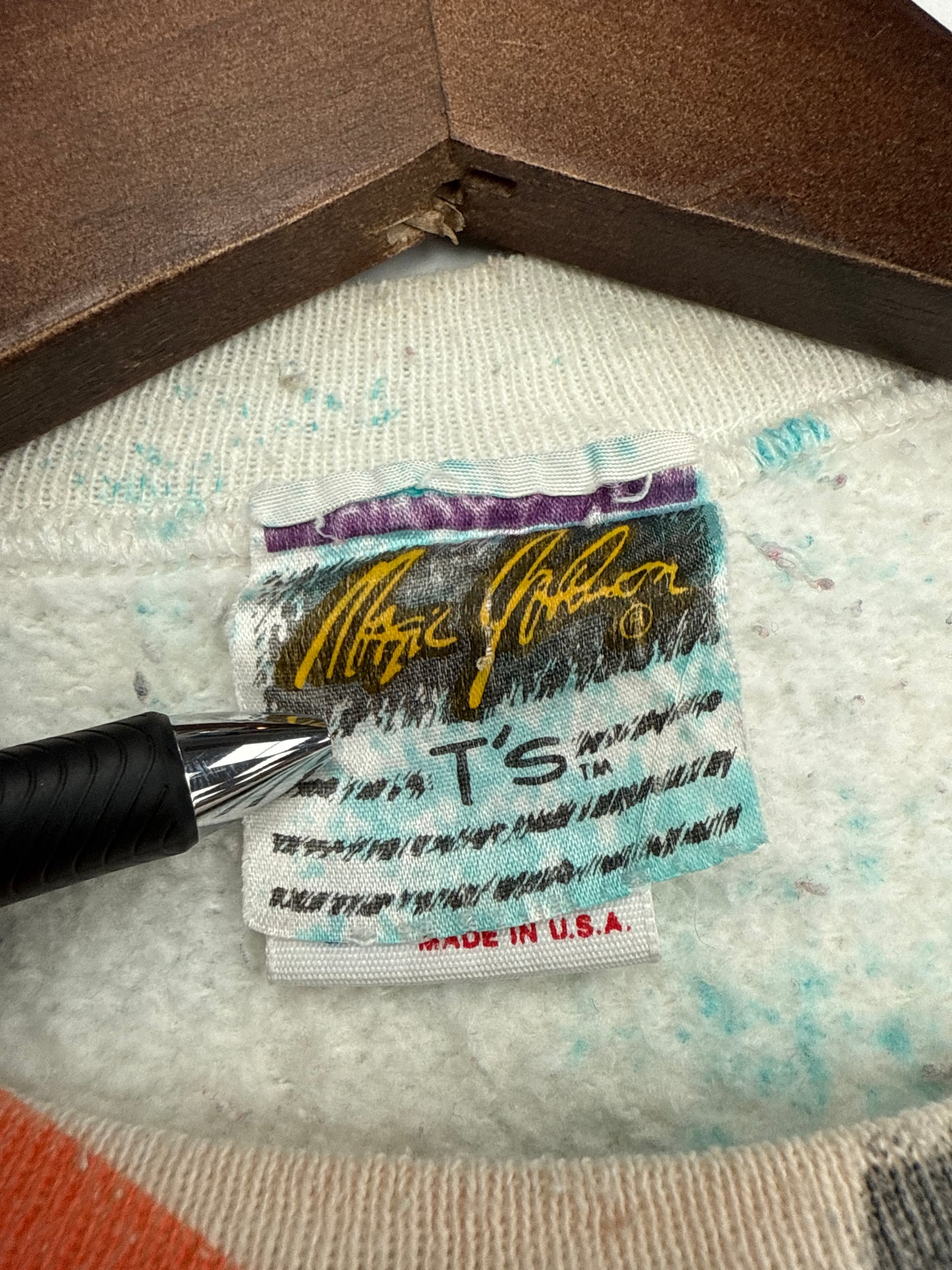 Vintage Magic Johnson T’s David Robinson Spurs Crewneck