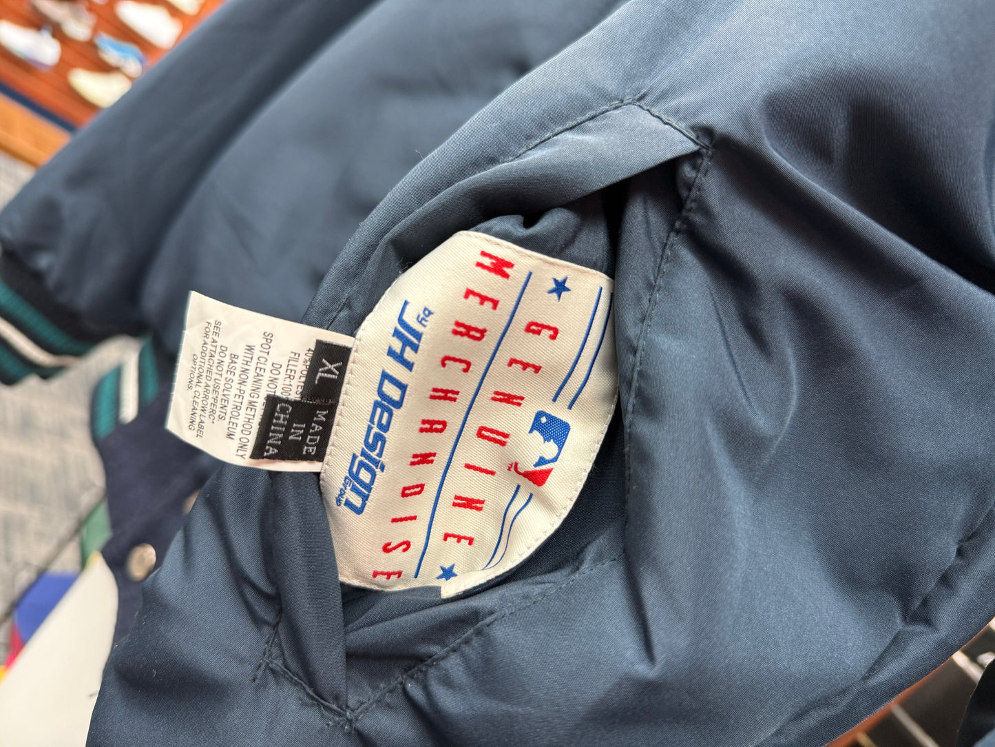 Vintage Mariners Jeff Hamilton Wool Reversible Jacket