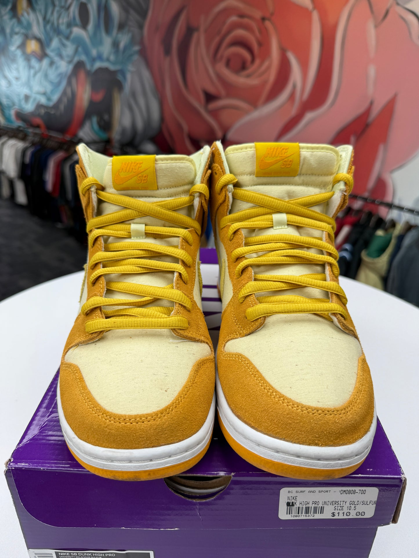 Preowned Pineapple SB Dunk High