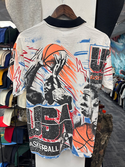 Vintage Bootleg Magic Johnson Polo