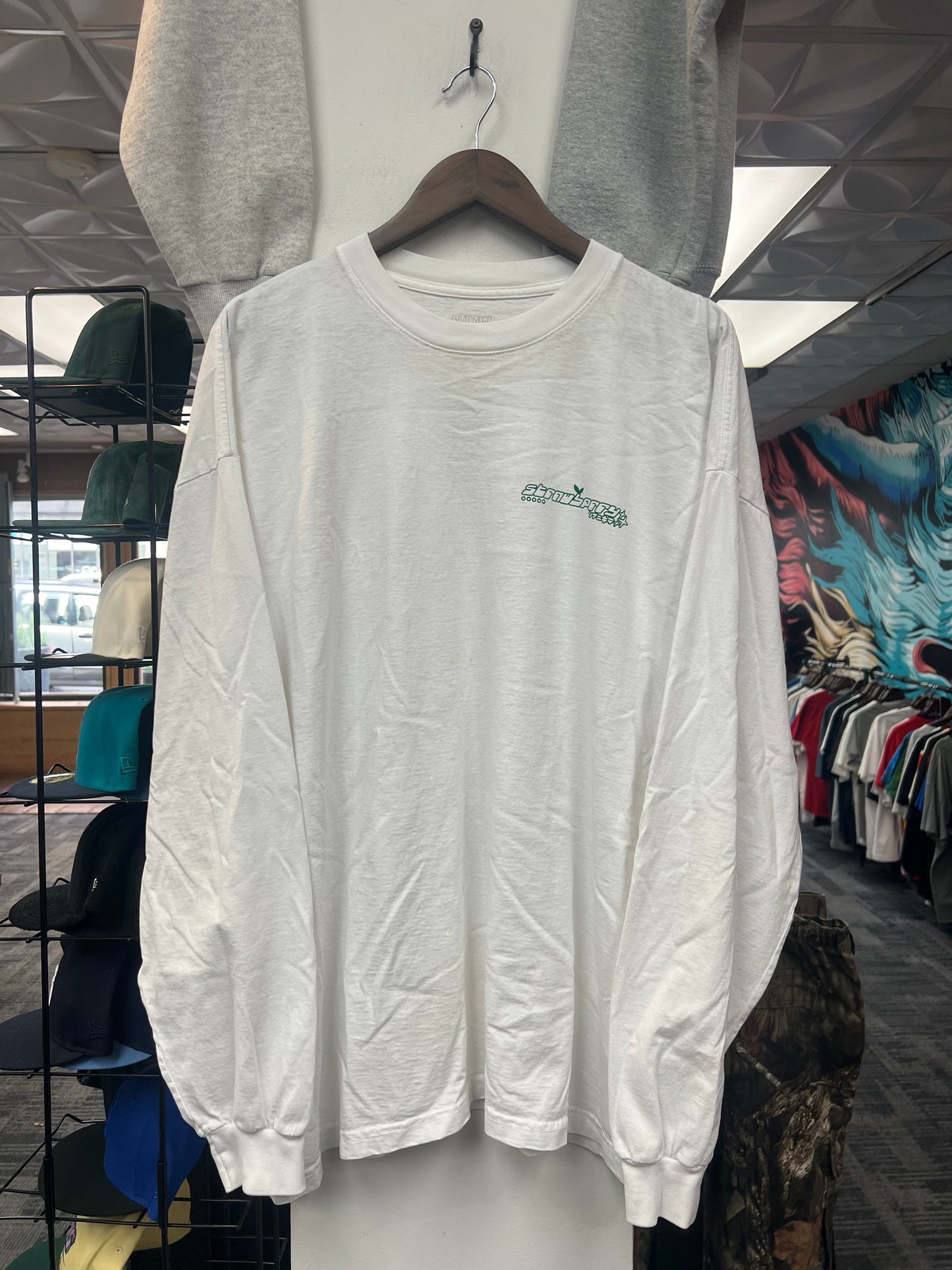 Strawberry White L/S Tee