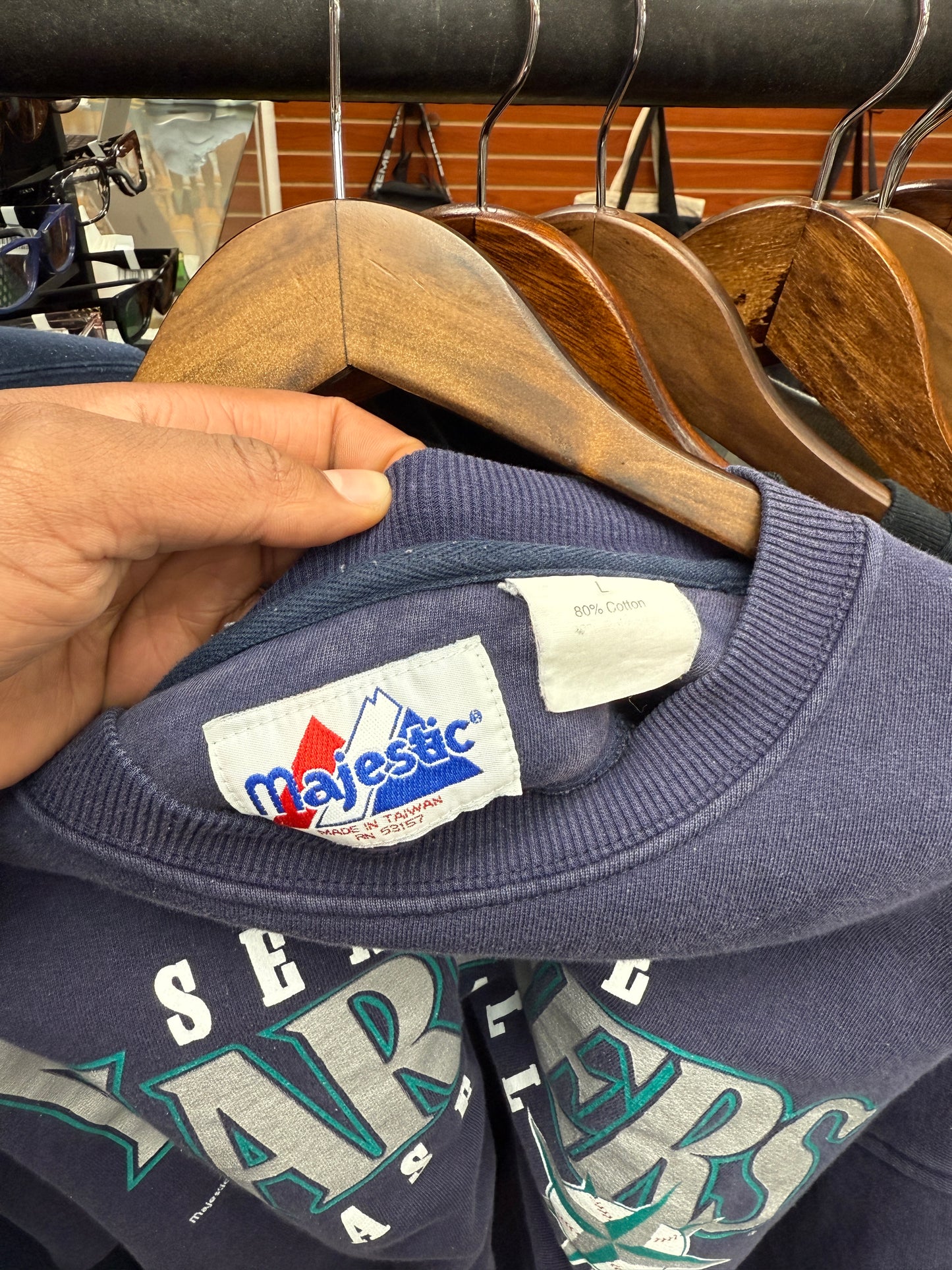 Vintage Mariners Majestic 2000 Crewneck