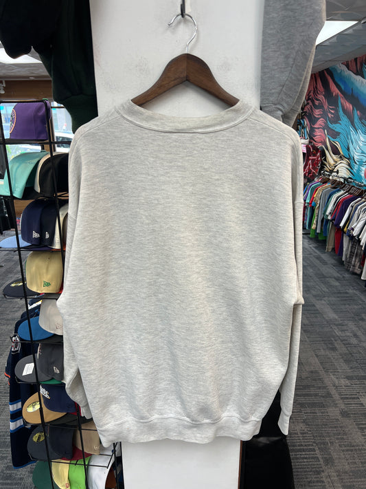 Rush Crest Light Grey/Dark Green Crewneck