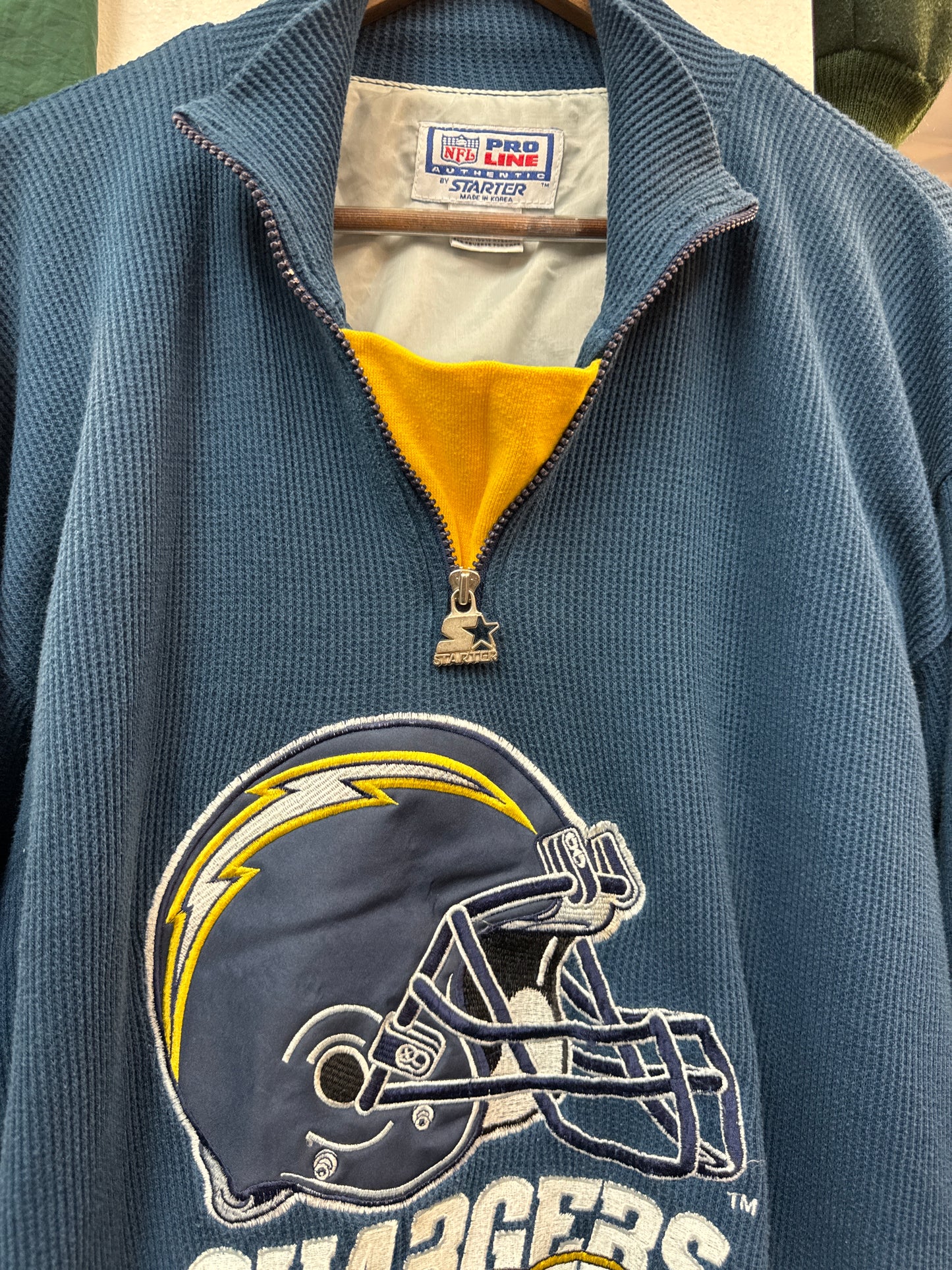Vintage Starter Chargers Quarter Zip