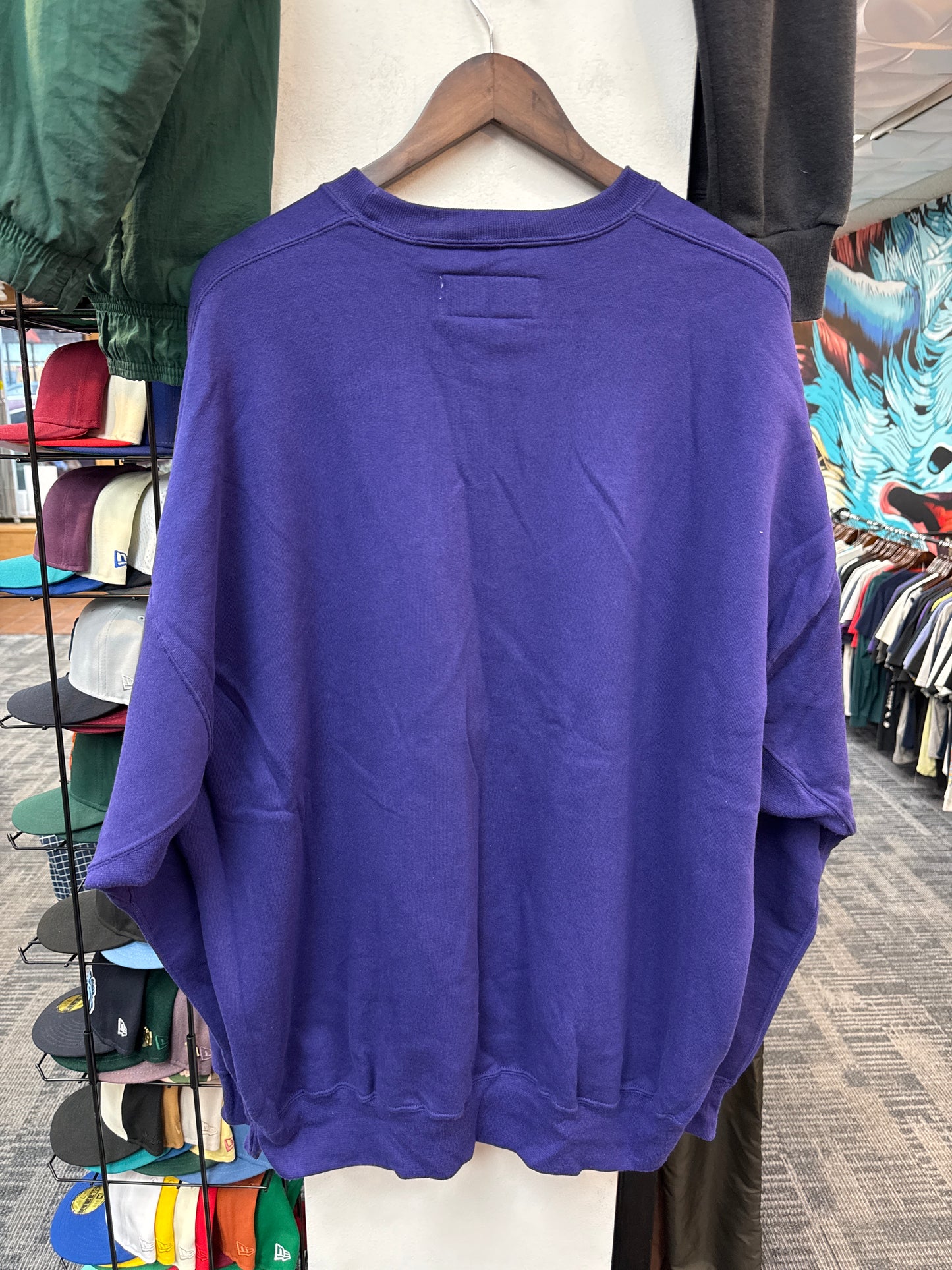 Vintage Utah Jazz #54 Game Issued Warm Up Crewneck