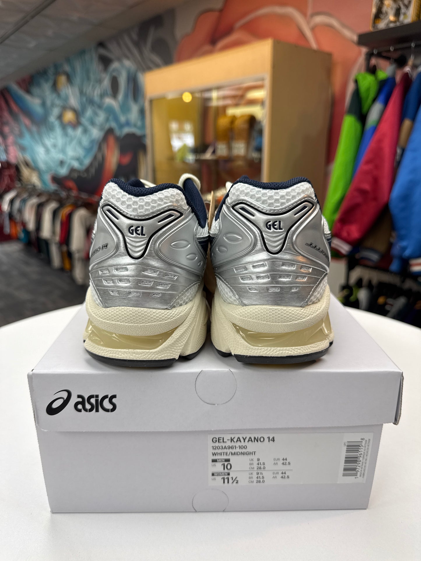New JJJJound Asics Gel-Kayano 14 White/Midnight