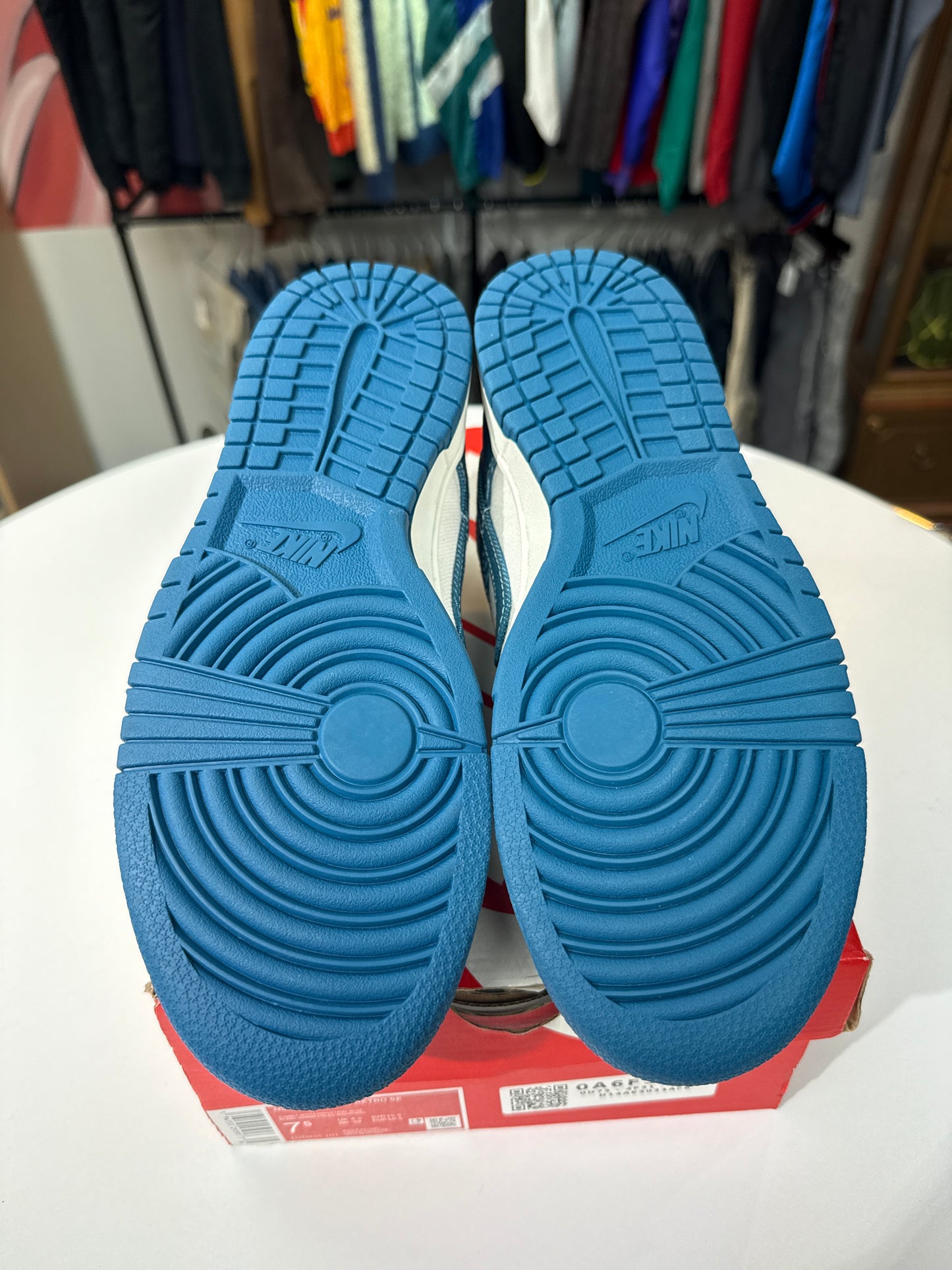 New Industrial Blue Sashiko Dunk Low