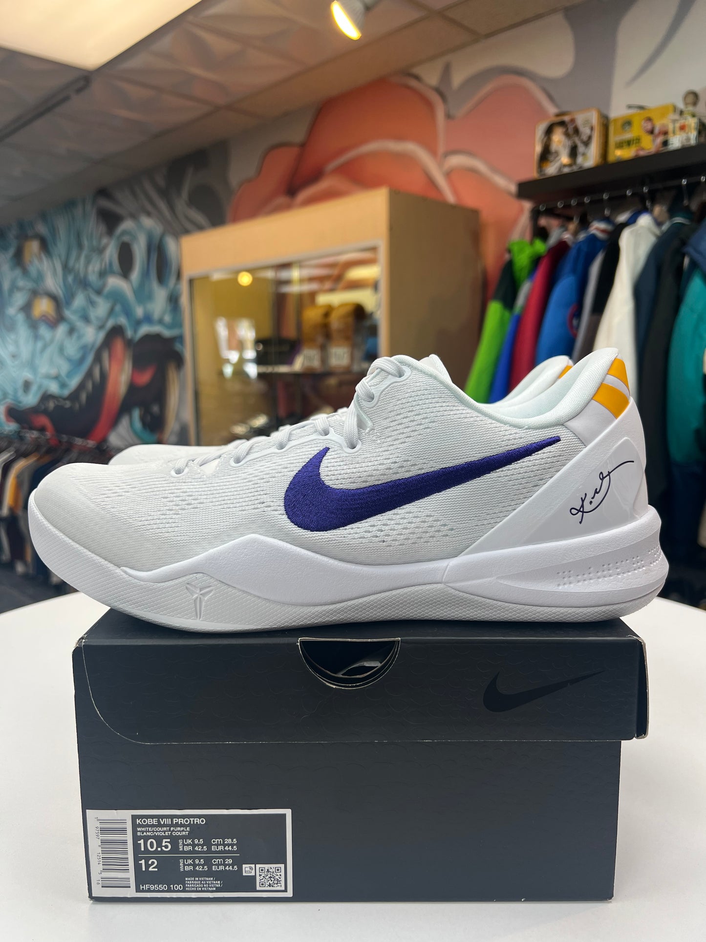 Preowned Kobe 8 Protro Lakers Home