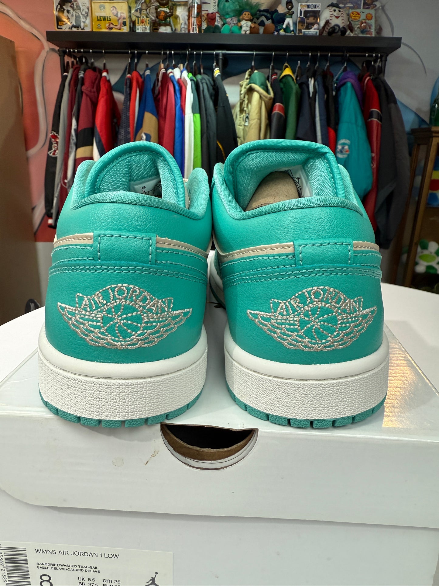 New Tropical Teal Jordan 1 Low