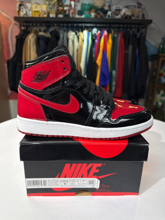 Preowned Jordan 1 Patent Bred