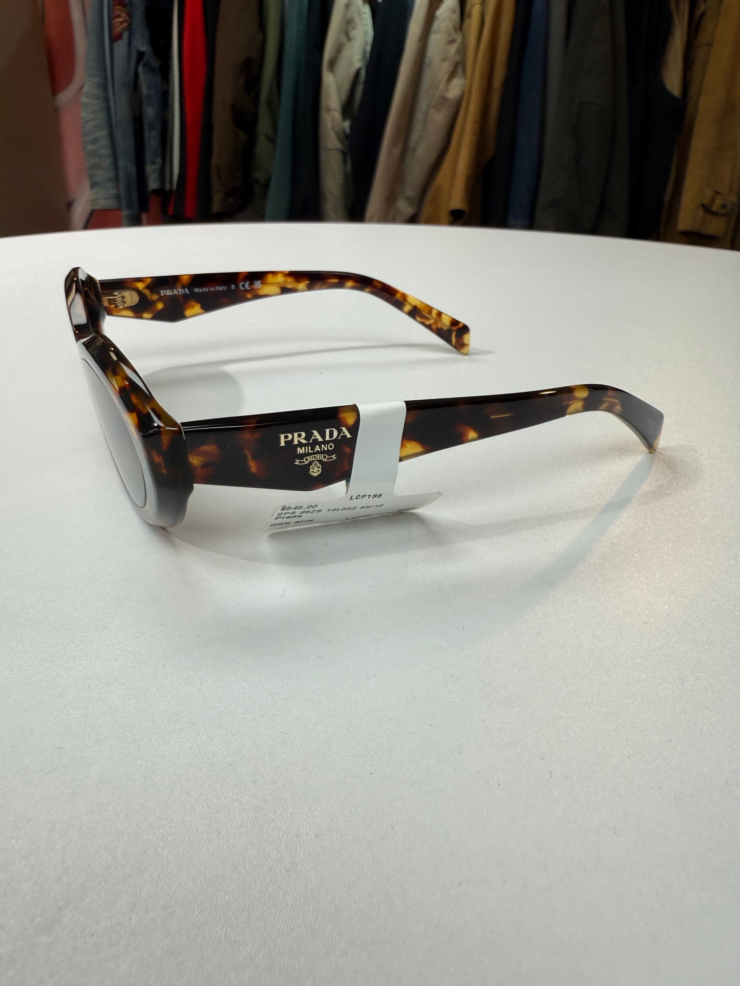 New Prada PR 26ZS Tortoise Sunglasses