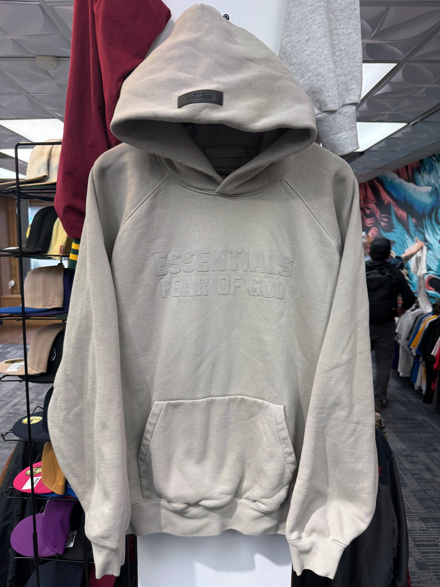 Essentials Beige Hoodie