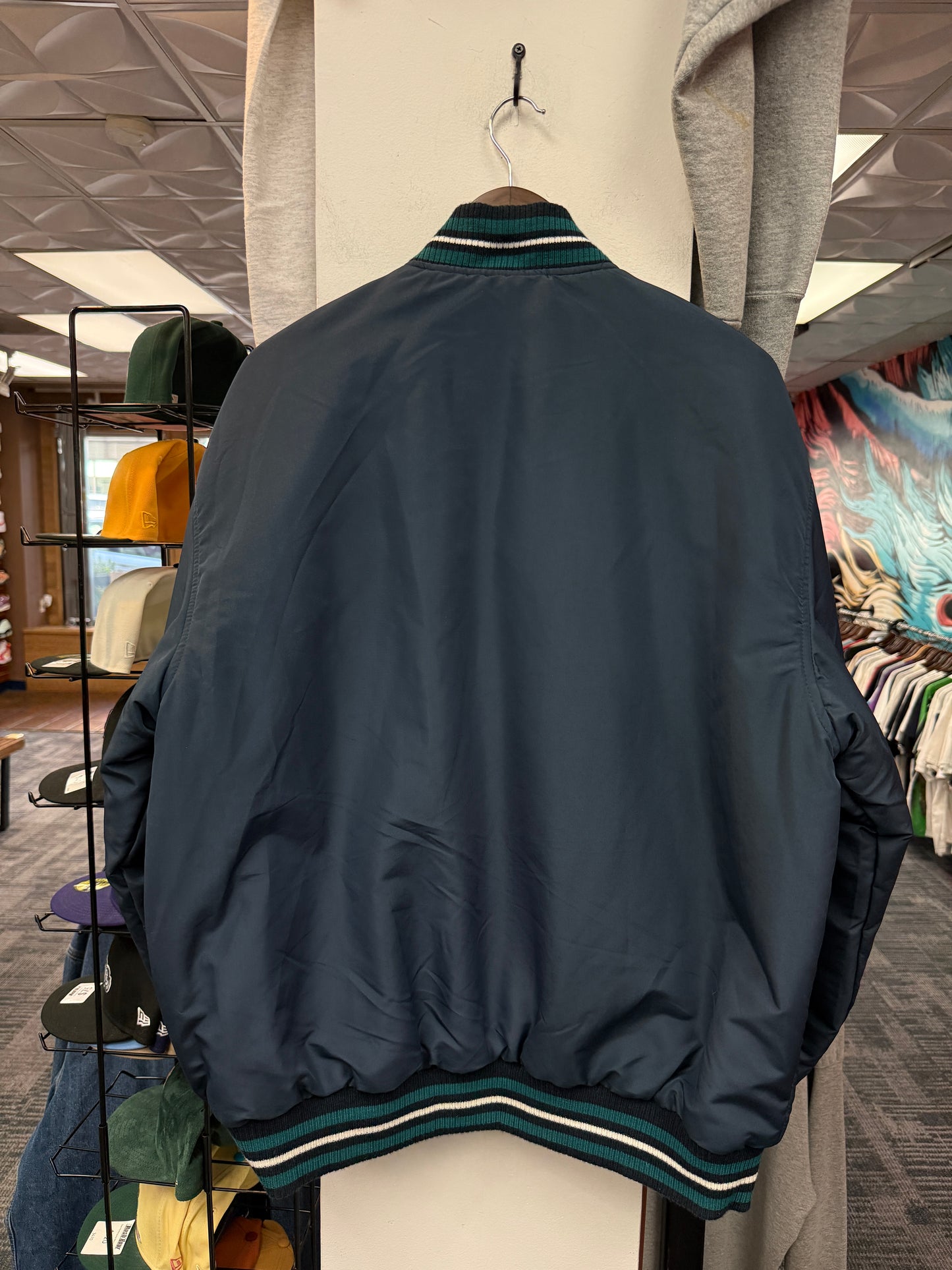 Vintage Mariners Jeff Hamilton Wool Reversible Jacket