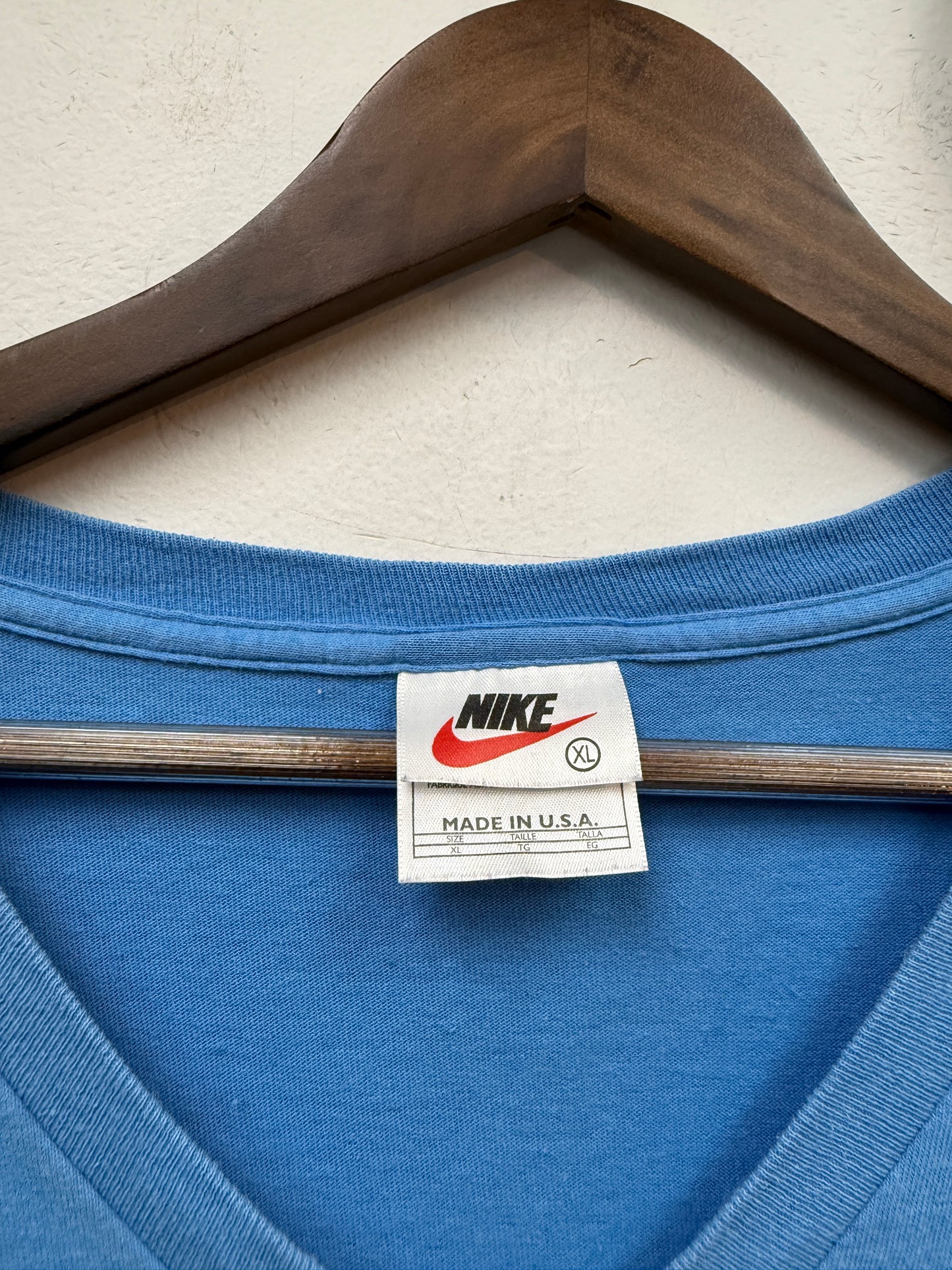 Vintage Nike Blue V-Neck Tee