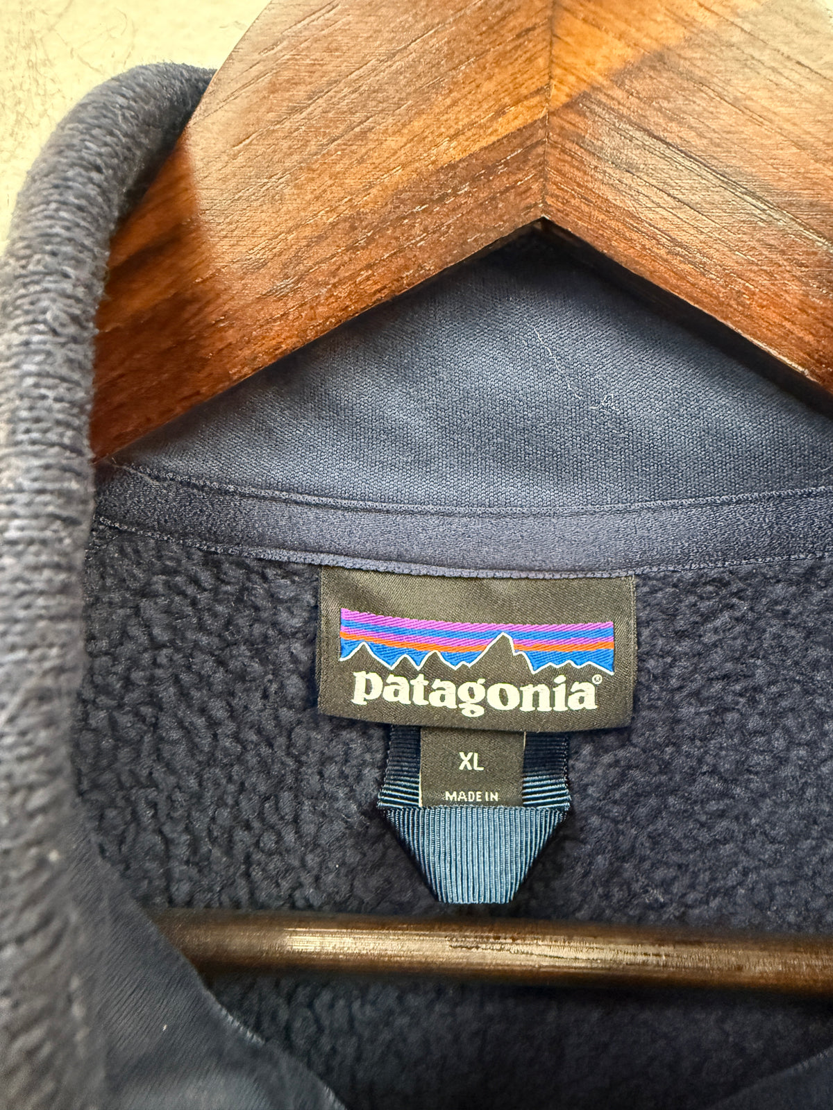 Patagonia Navy Zip Up