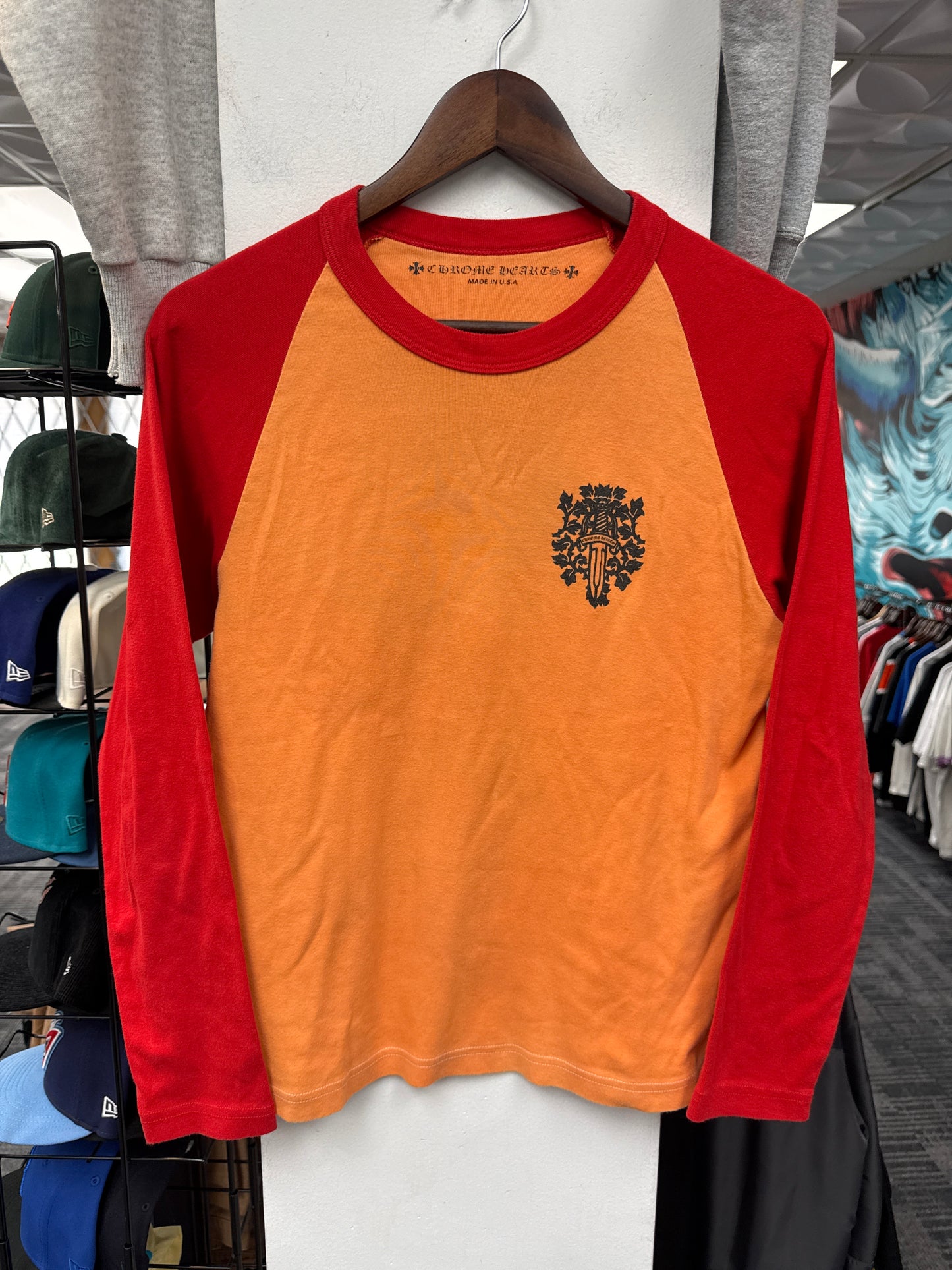 Chrome Hearts Vine Dagger Raglan L/S Shirt