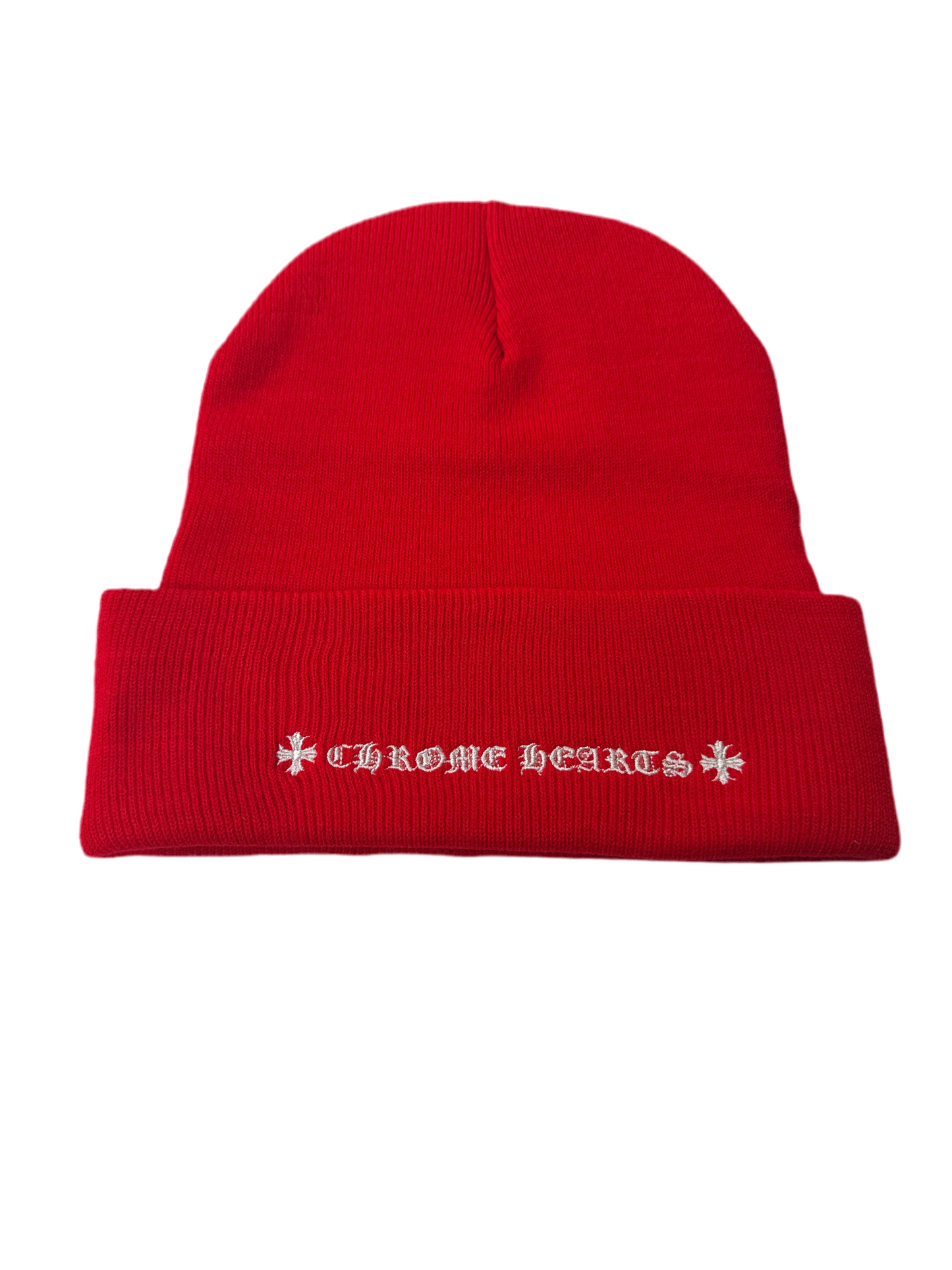 Chrome Hearts Red Watch Cap