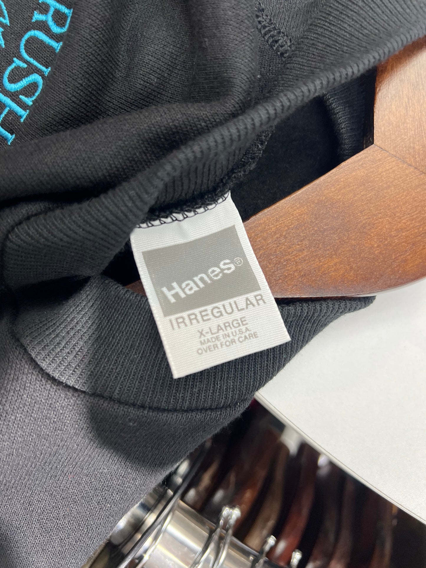 Rush Crest Crewneck Black/Light Blue