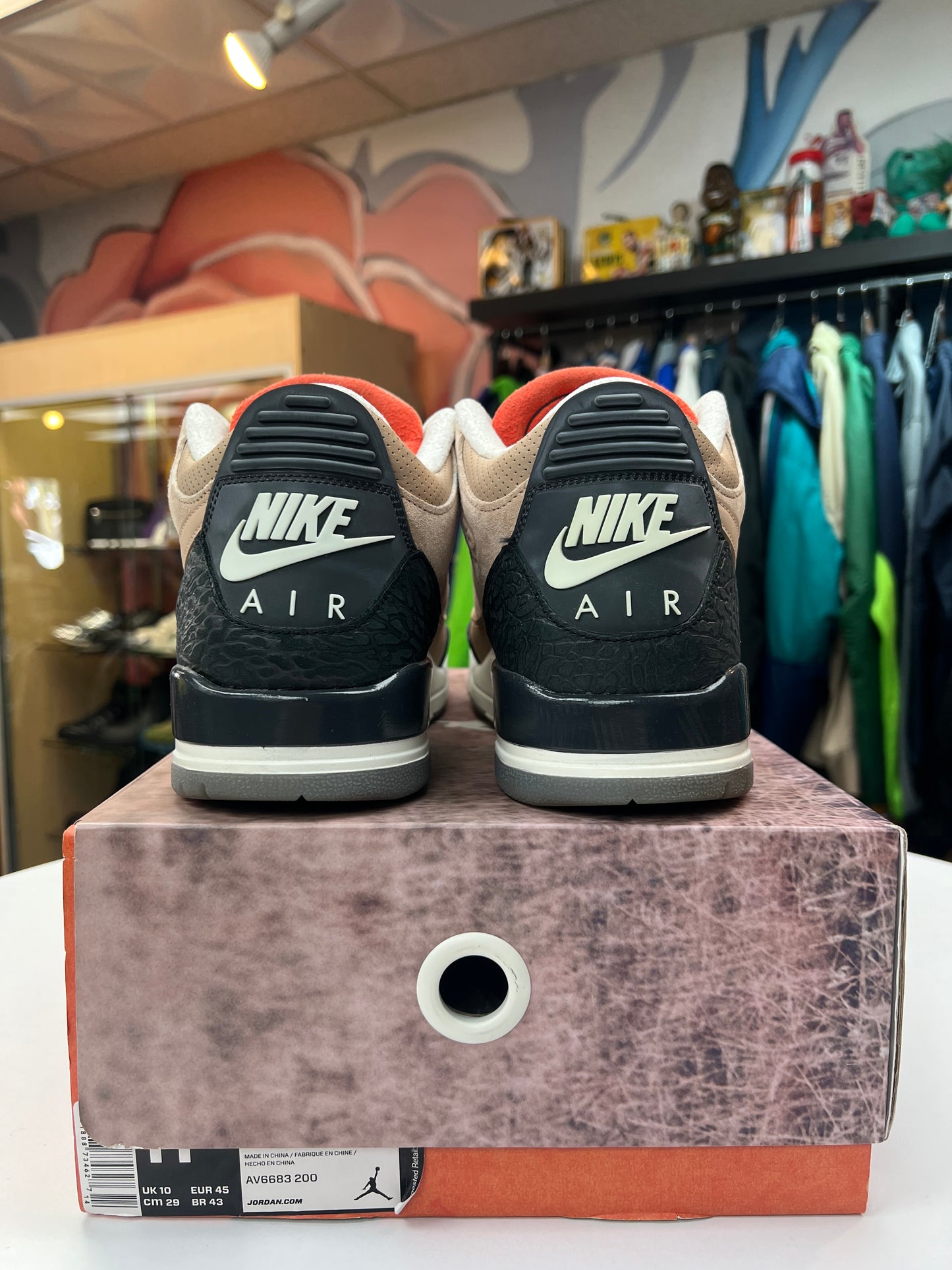 Preowned Jordan 3 JTH Bio Beige