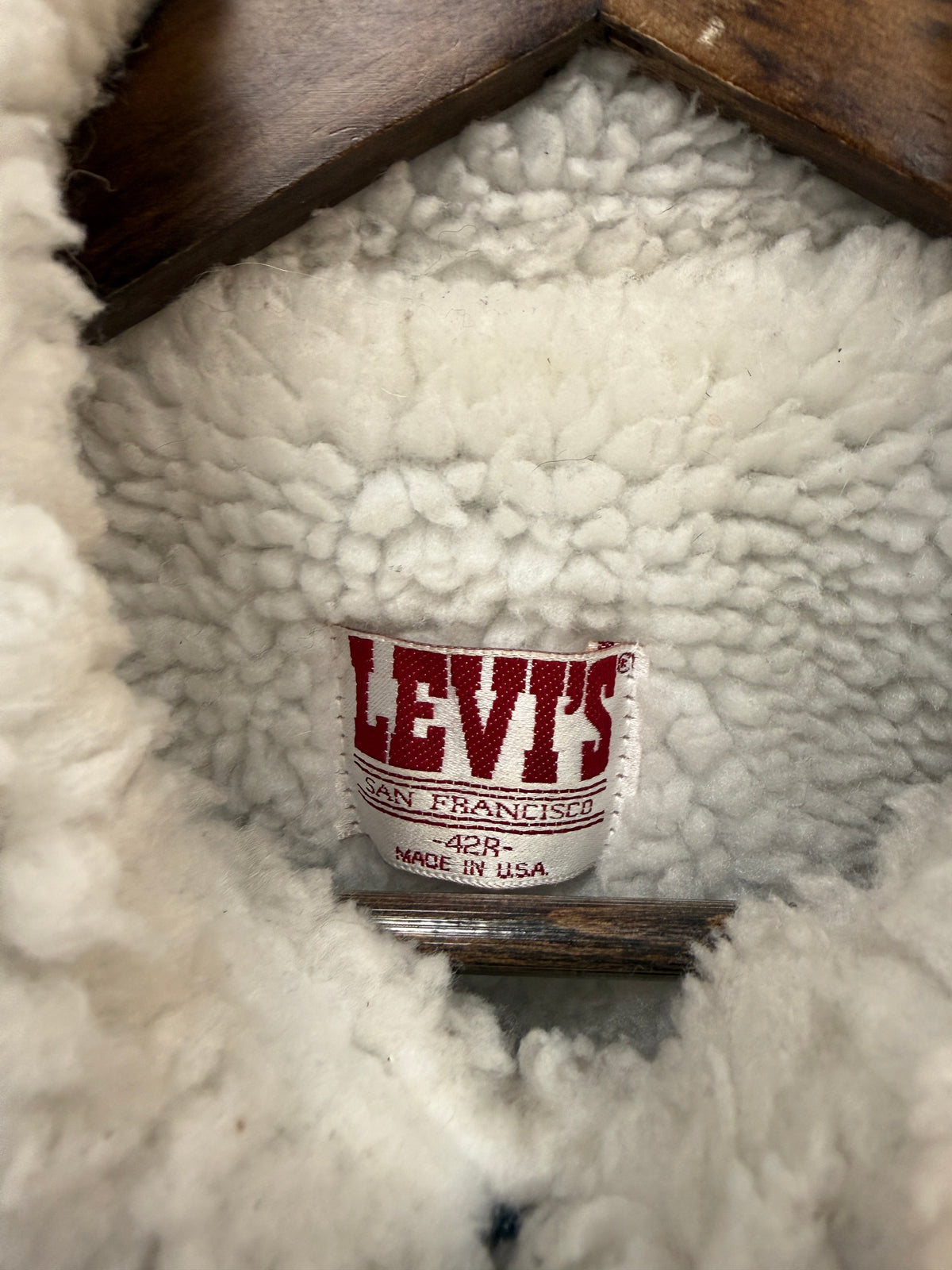 Vintage Levi’s ‘Eat The Rich’ Denin Jacket