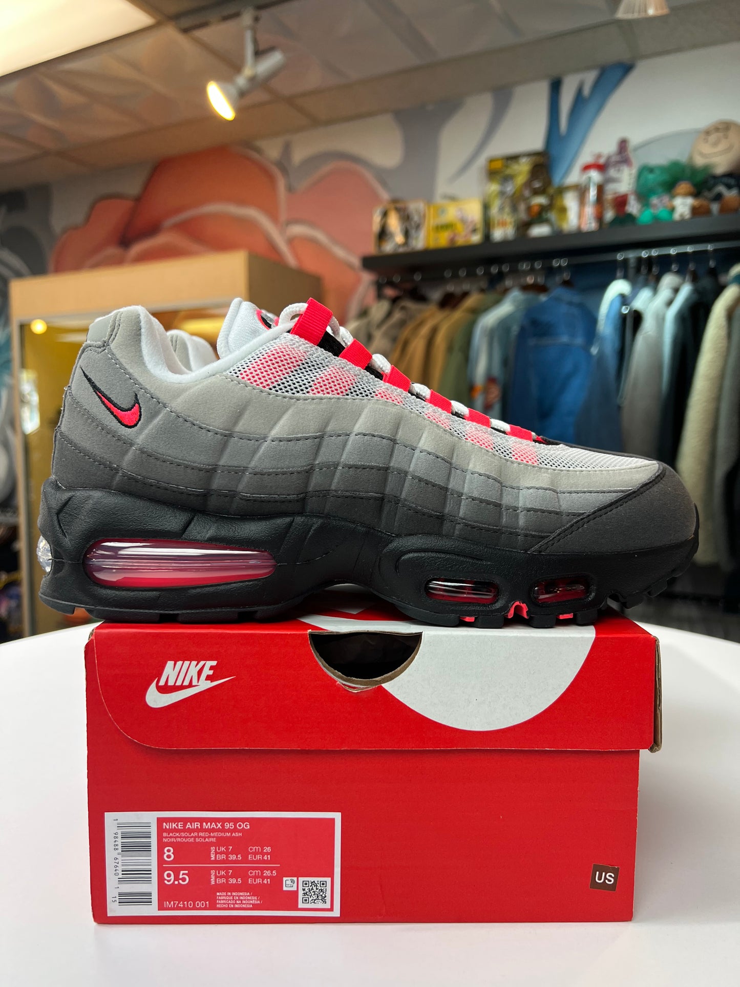 New Nike Air Max 95 Big Bubble Solar Red 2.0