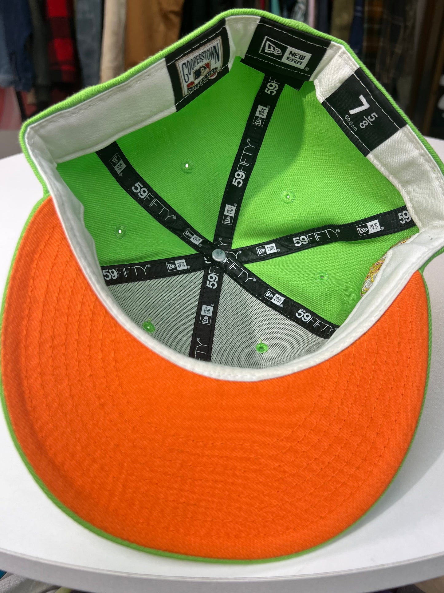 Milwaukee Brewers Lime Green 50th Anniversary Fitted Hat