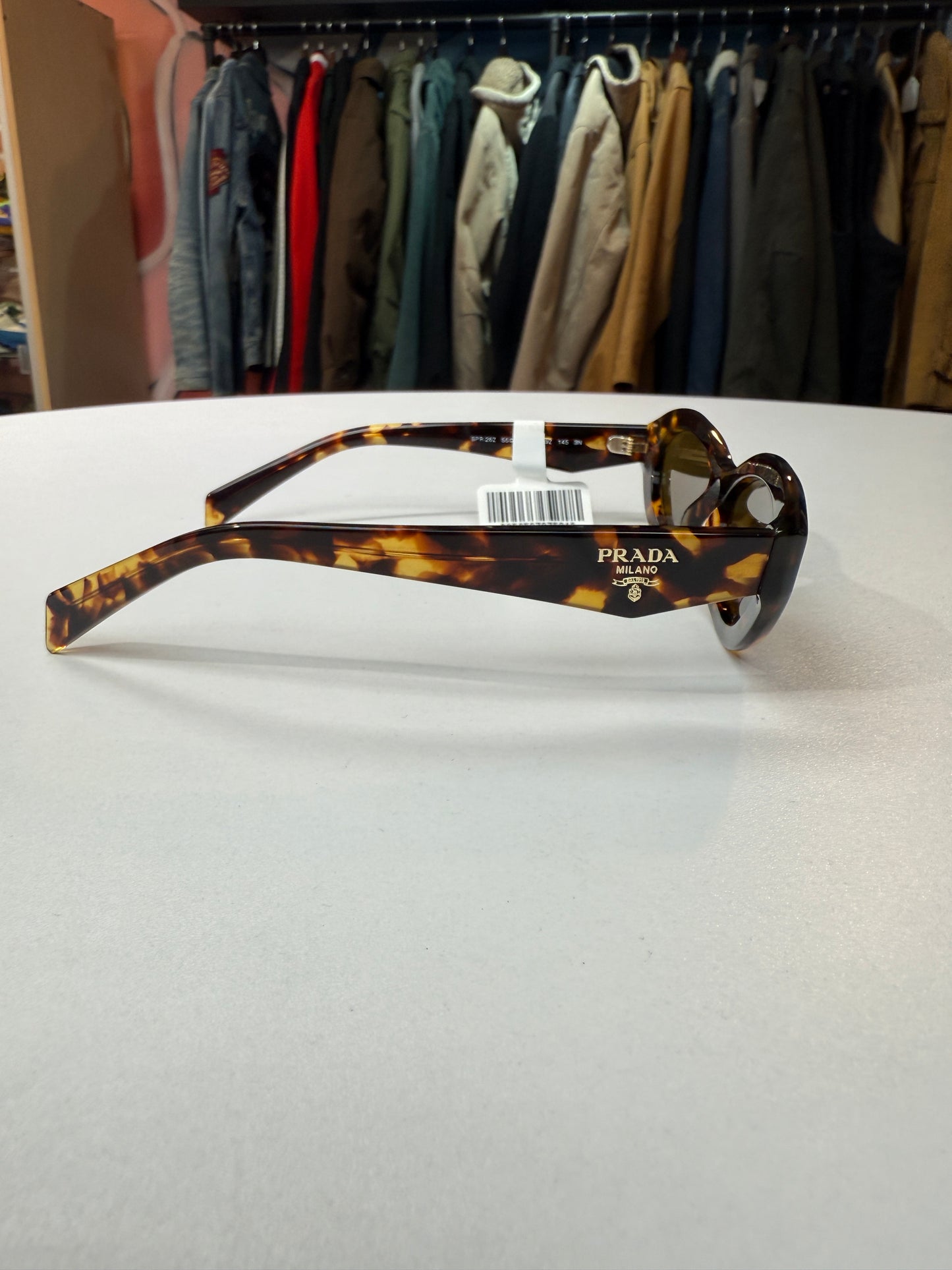 New Prada PR 26ZS Tortoise Sunglasses