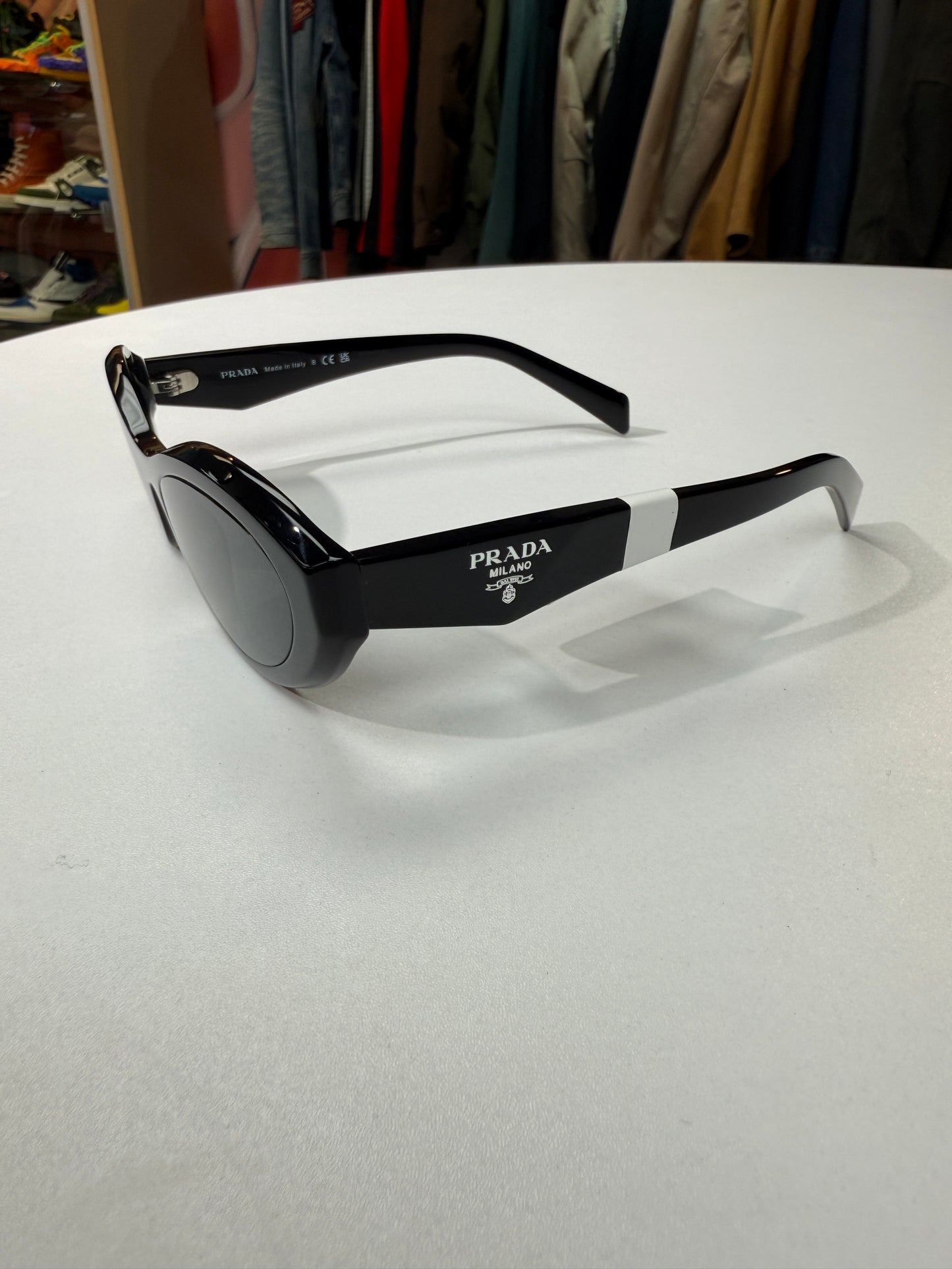 New Prada PR 26ZS Black Sunglasses
