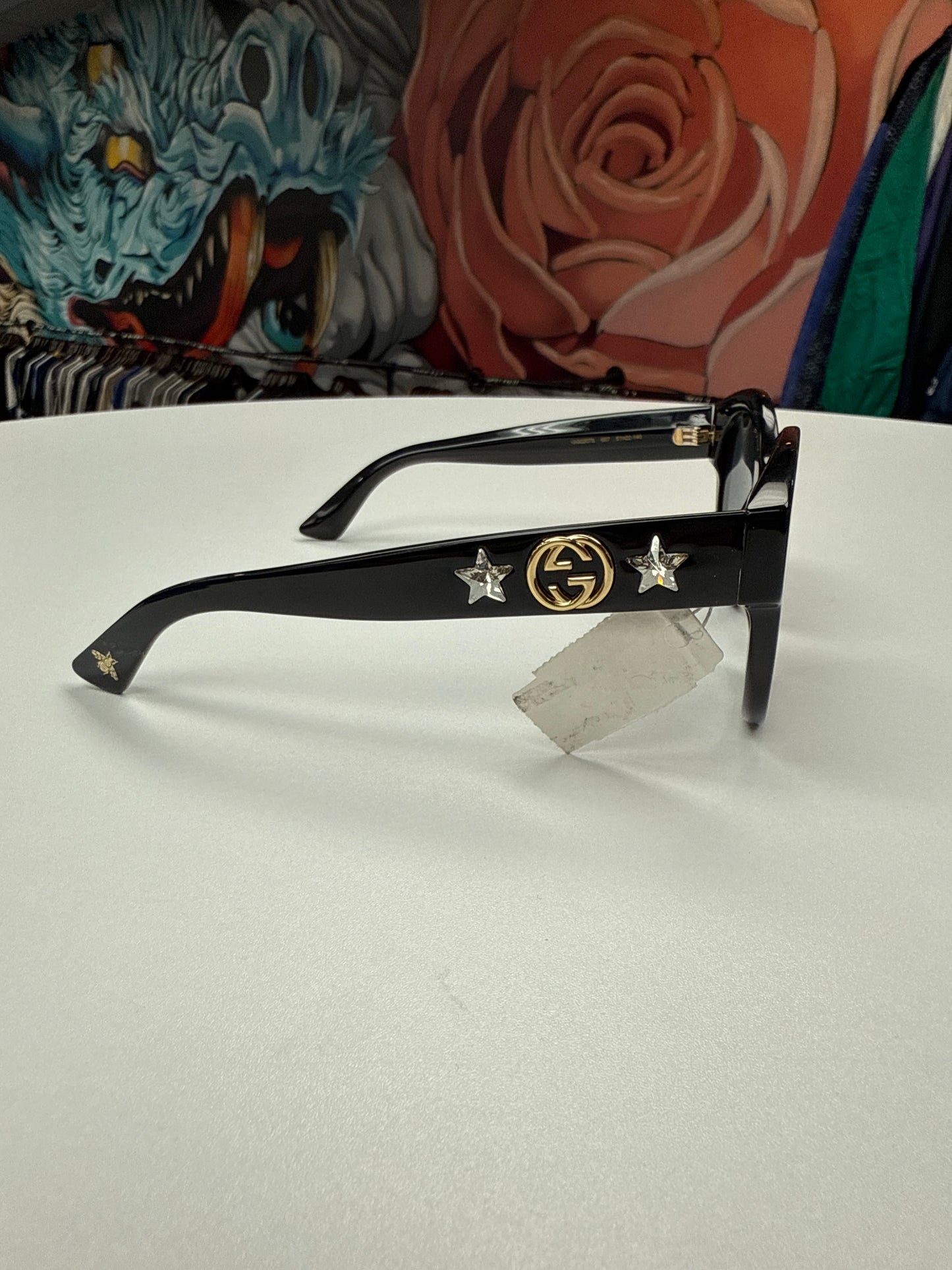 Gucci Round-Frame Star Sunglasses