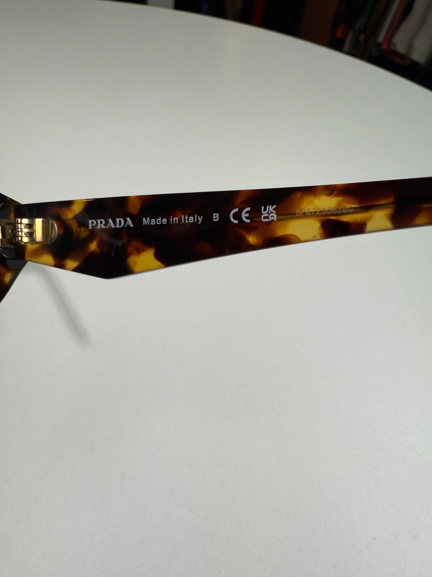 New Prada PR 26ZS Tortoise Sunglasses