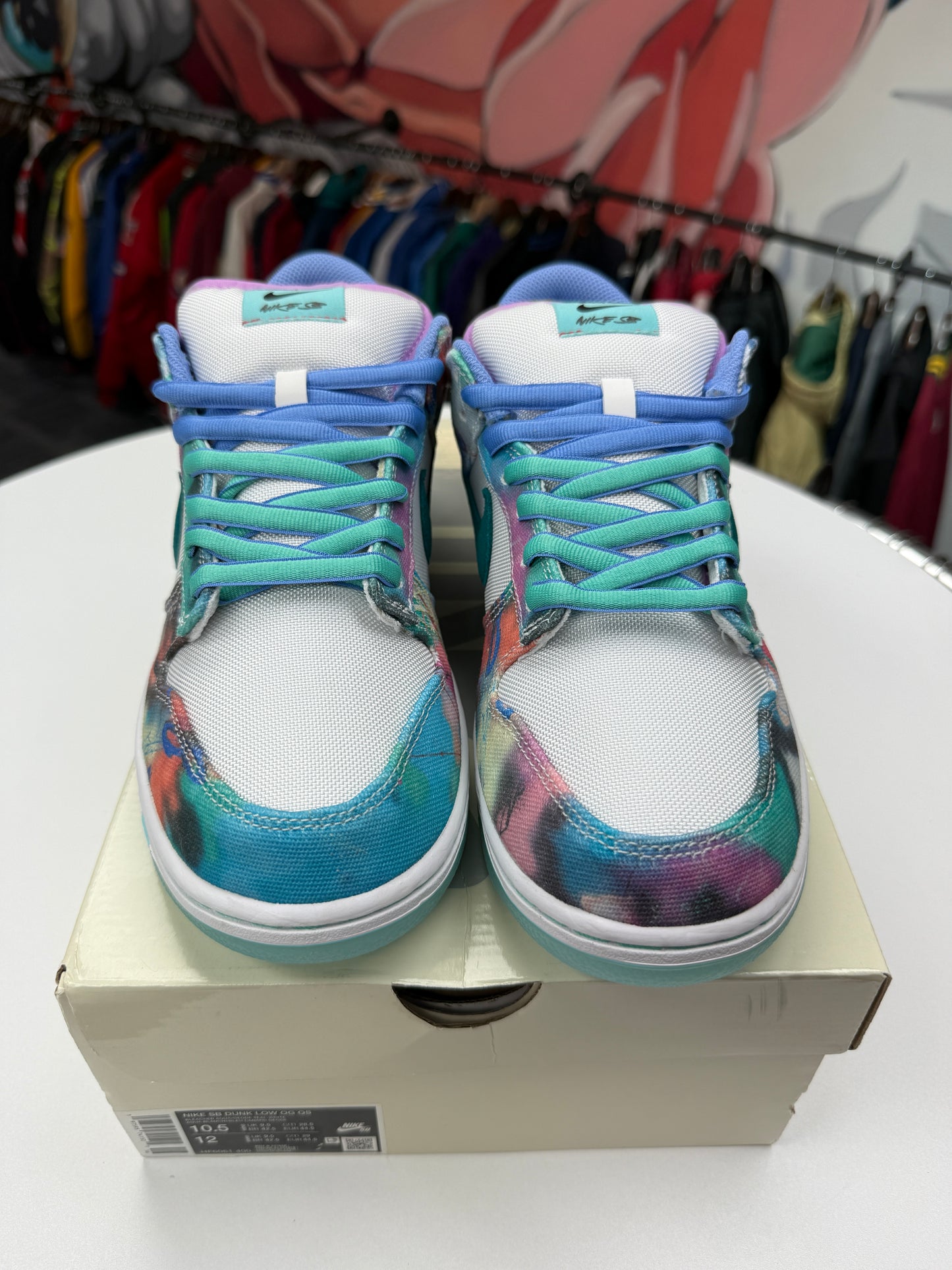 New Aqua Mist Futura Laboratories SB Dunk Lows
