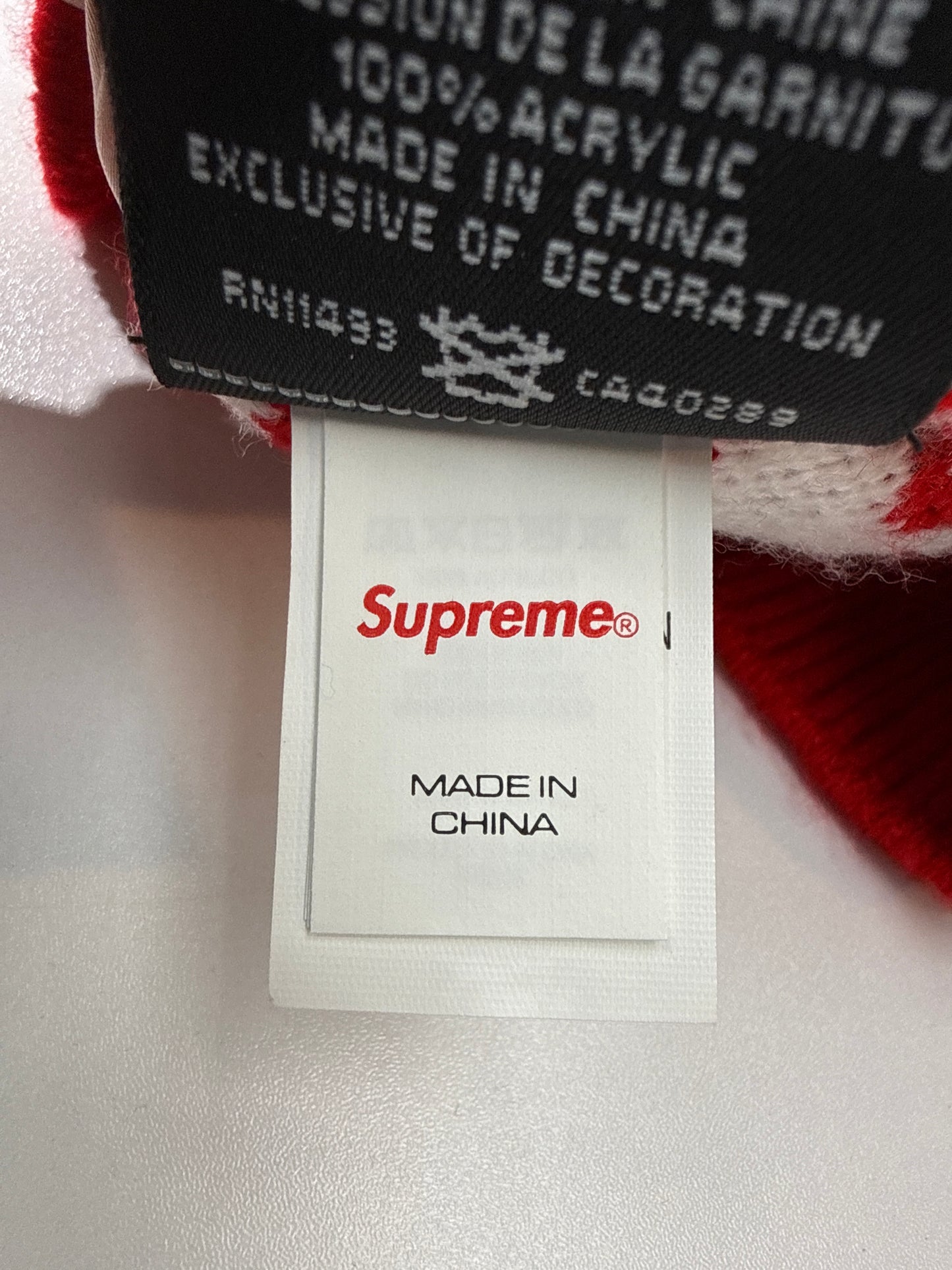 New Supreme New Era Repeat Balaclava Red
