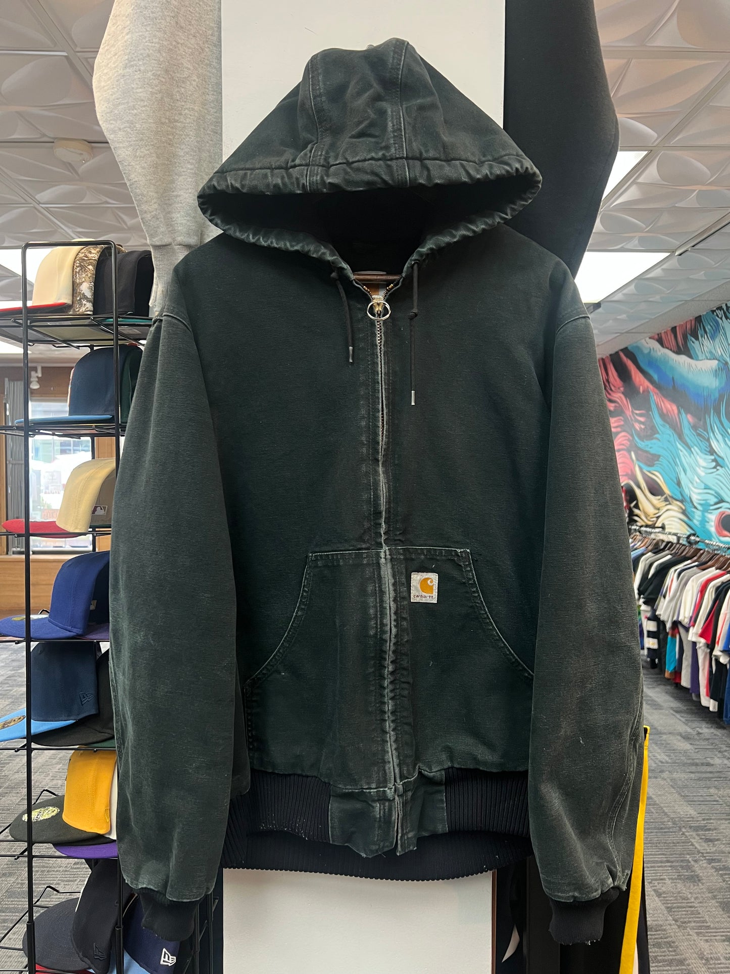 Carhartt Black Hooded Jacket