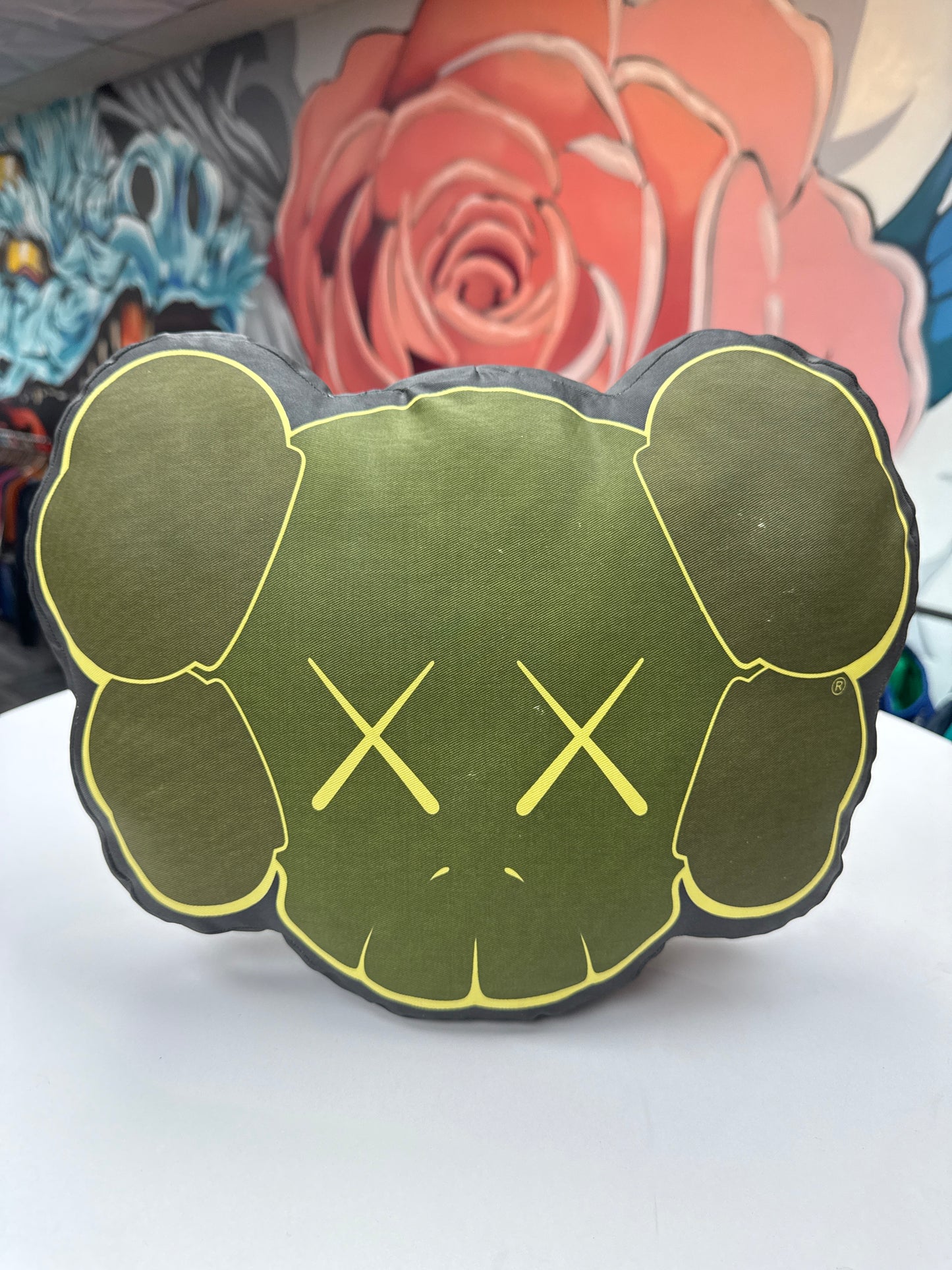 2005 Kaws Soft Skull Companion Pillow