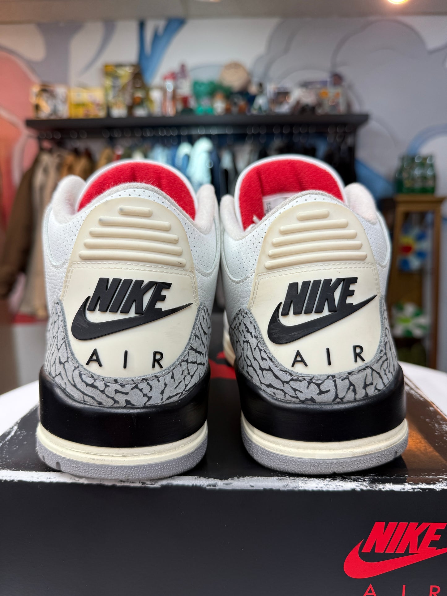 Preowned Reimagined White Cement Jordan 3