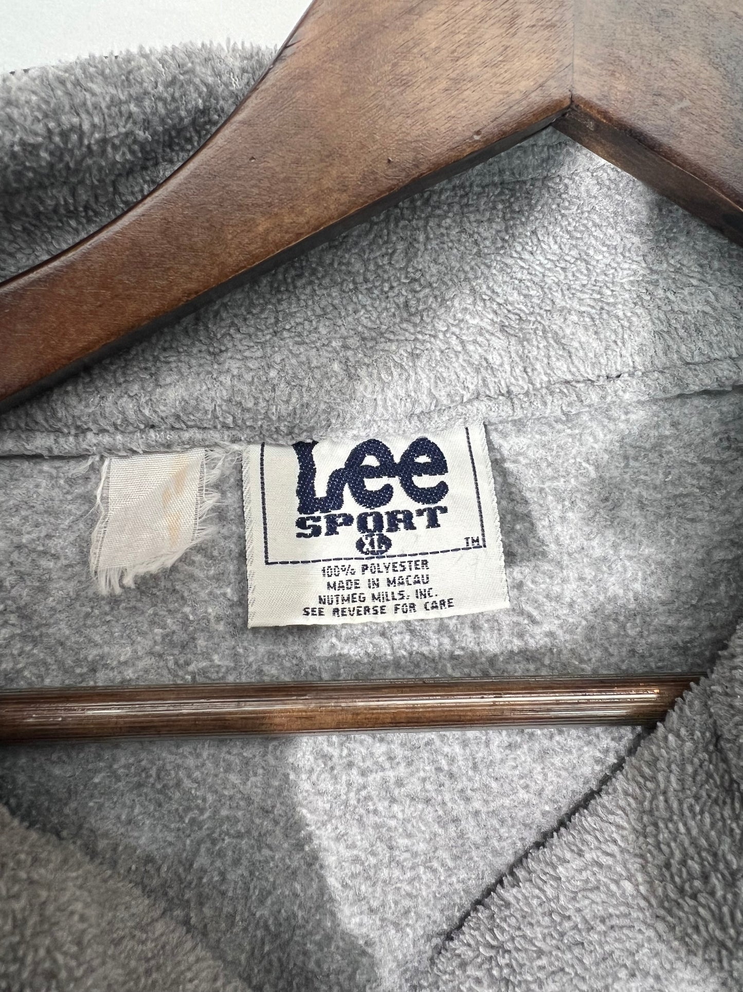 Vintage Lee Sport Sonics Quarter Zip Fleece