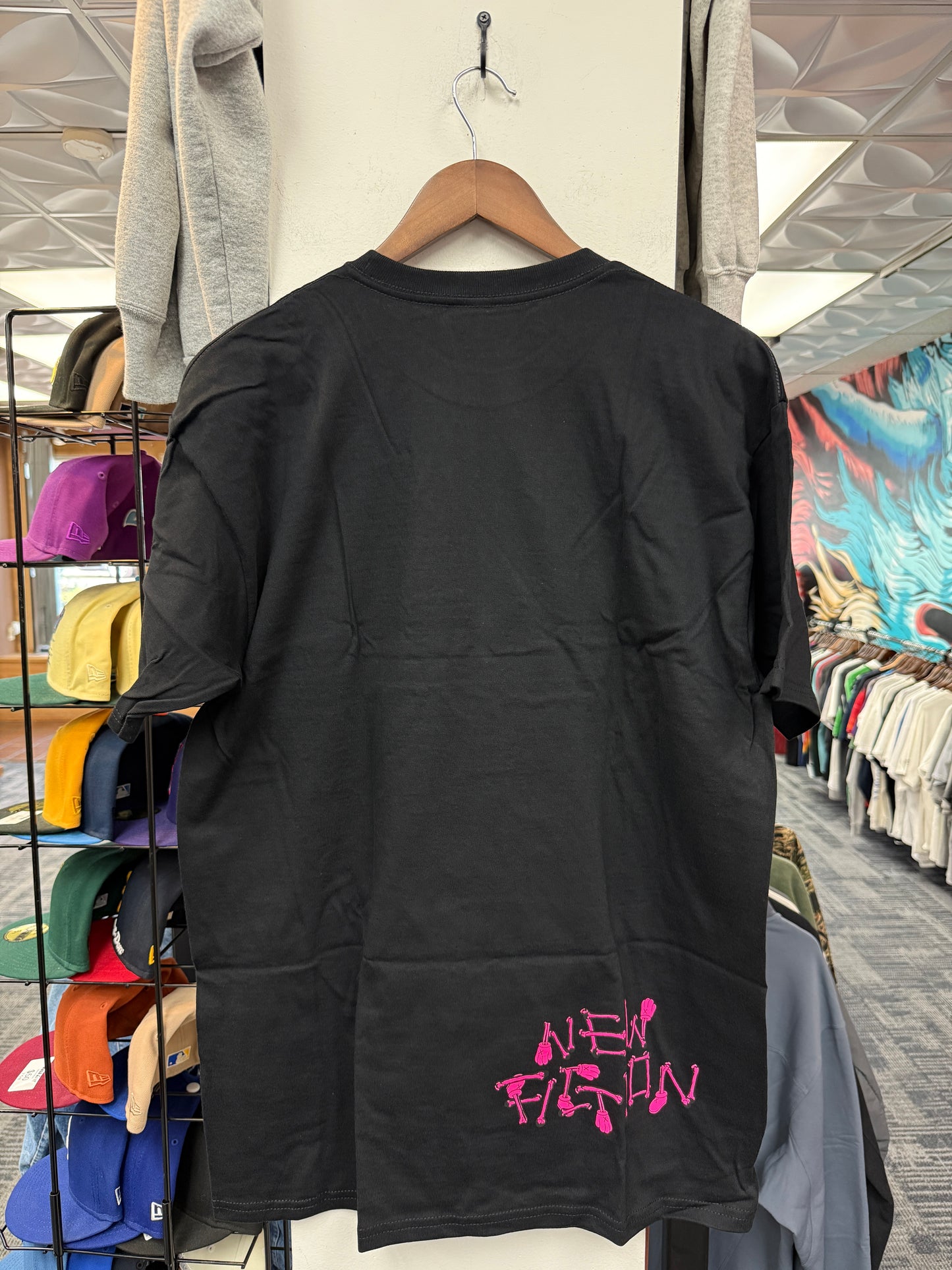 Kaws Skeleton New Fiction Tee ‘Black’