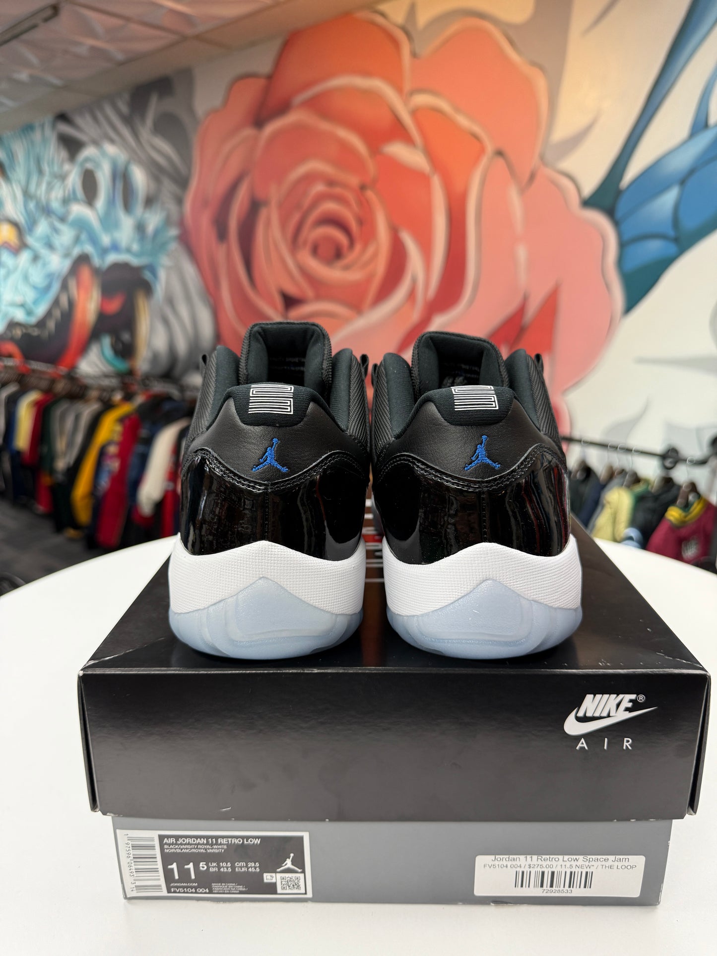 New Jordan 11 Low Space Jam